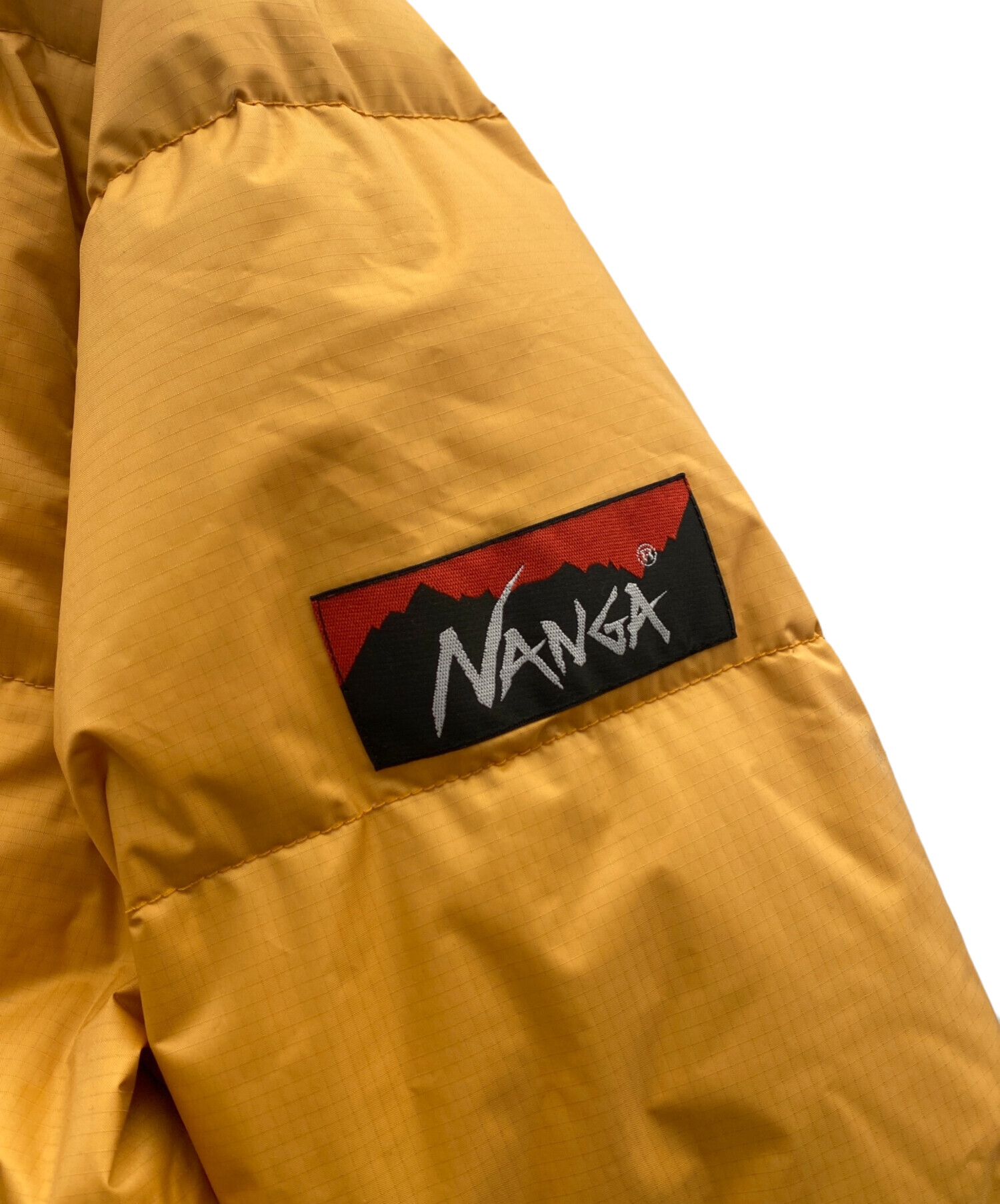 中古・古着通販】NANGA (ナンガ) ダウンジャケット イエロー サイズ:L 