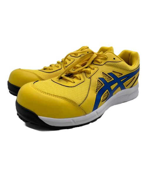 アシックス　安全靴　イエロー　きいろ　黄色　27センチ　ダイヤル式　箱付き　新品 ASICS イエロー 安全靴 ダイヤル式 - メルカリ
