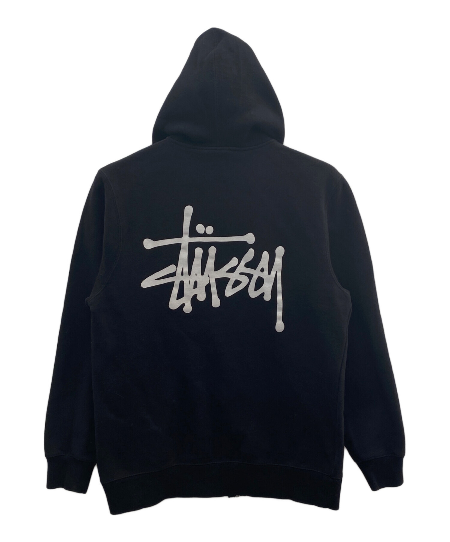 中古・古着通販】stussy (ステューシー) ジップパーカー ブラック 