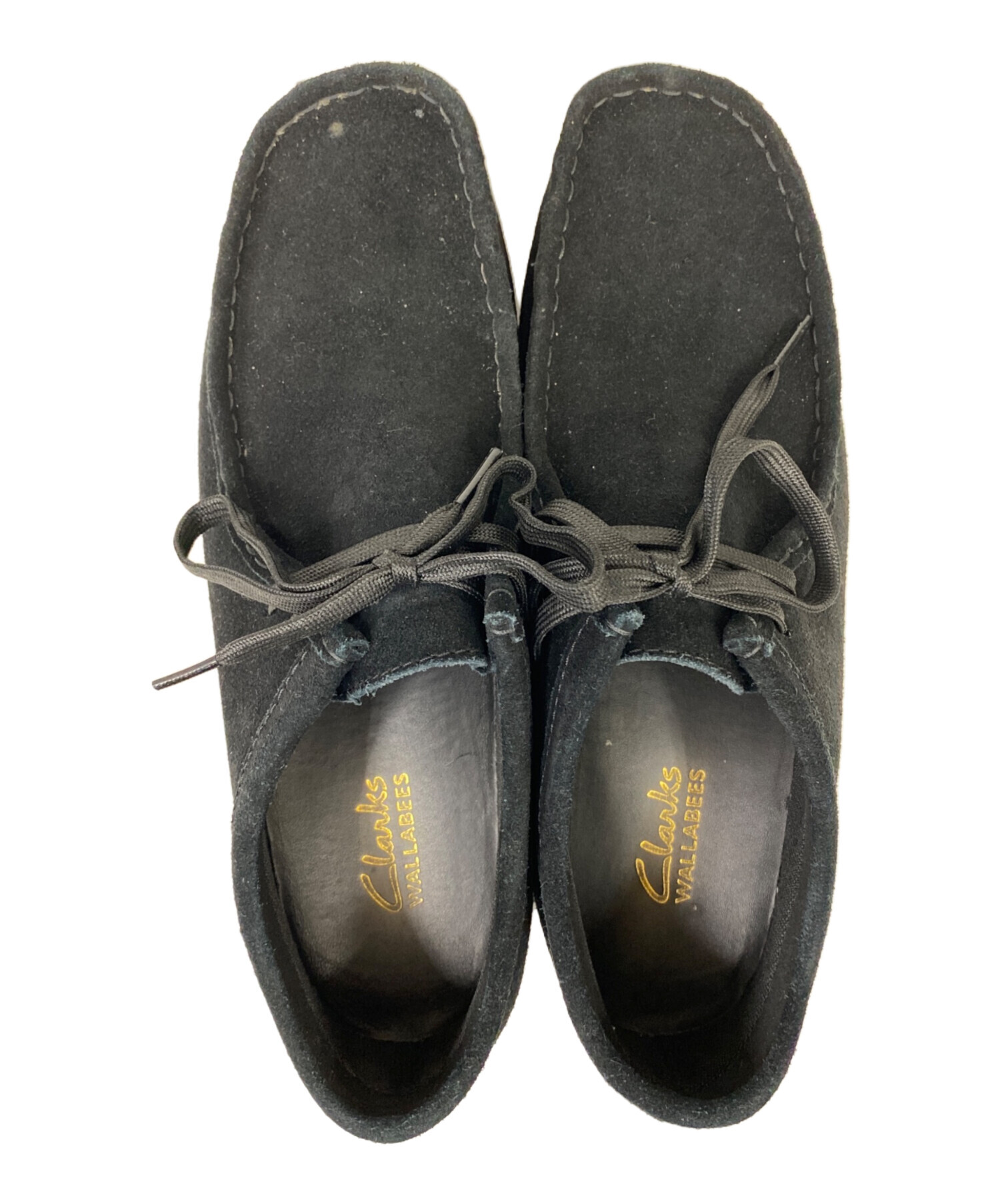 中古・古着通販】CLARKS (クラークス) レザーシューズ ブラック サイズ 