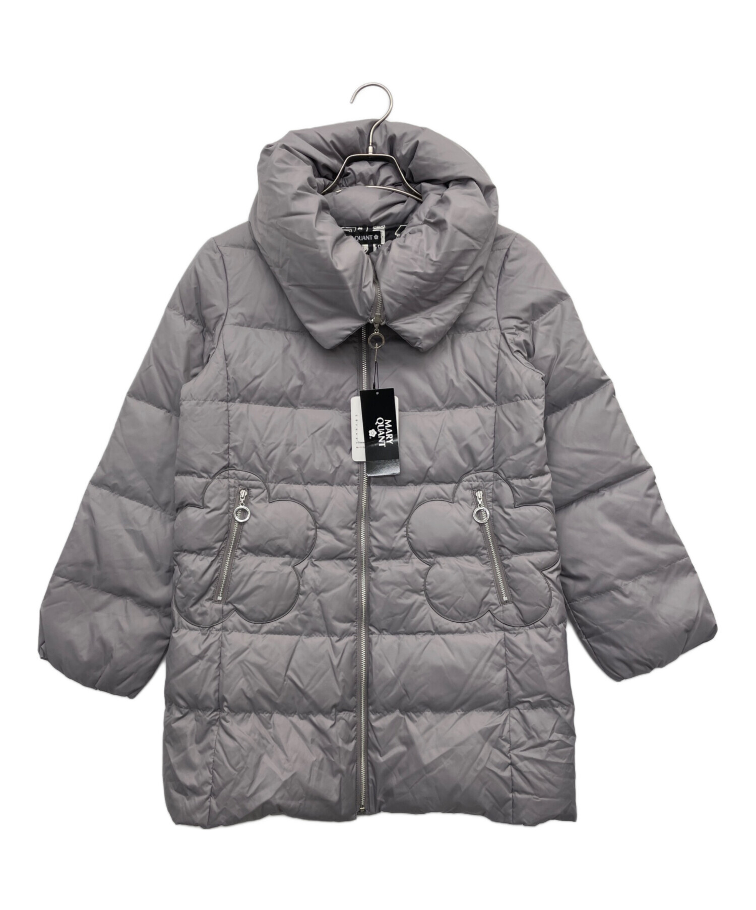 中古・古着通販】MARY QUANT (マリークヮント) ダウンコート グレー 