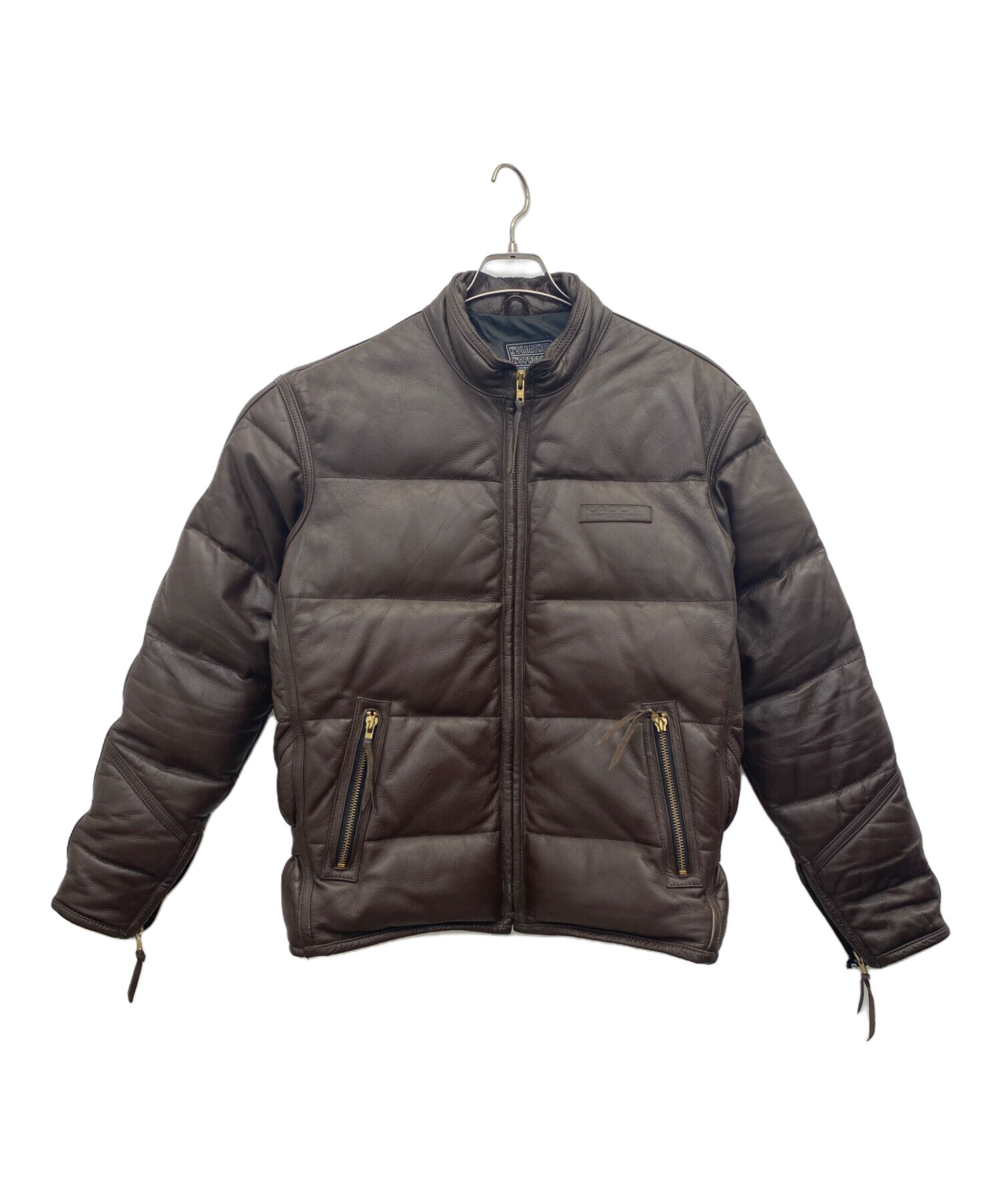 中古・古着通販】KADOYA (カドヤ) レザージャケット ブラウン 中古・古着通販】KADOYA (カドヤ) レザージャケット ブラウン