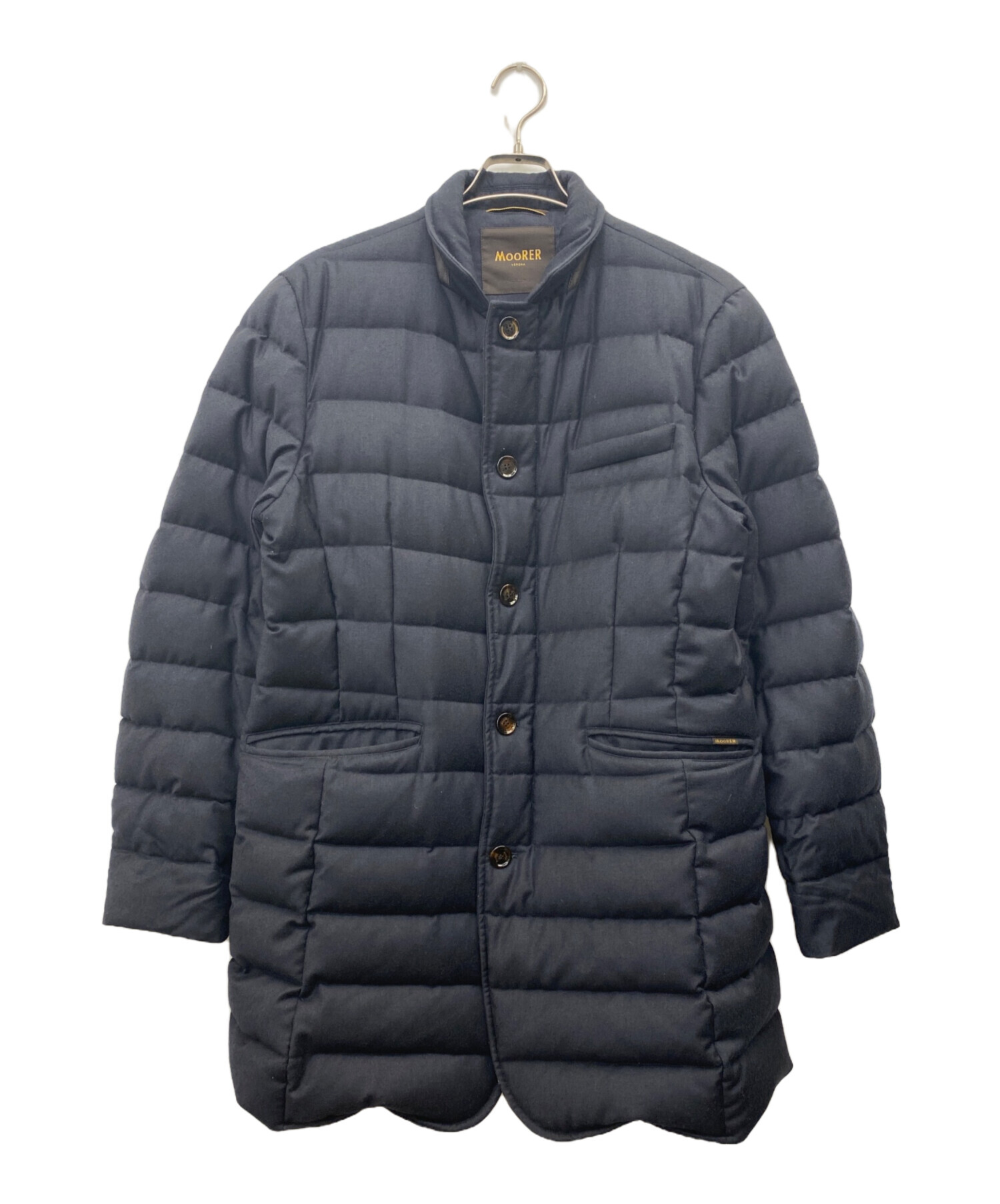 中古・古着通販】MOORER (ムーレー) ダウンジャケット ネイビー 中古・古着通販】MOORER (ムーレー) ダウンジャケット ネイビー