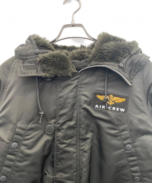 中古・古着通販】ALPHA (アルファ) フライトジャケット カーキ サイズ