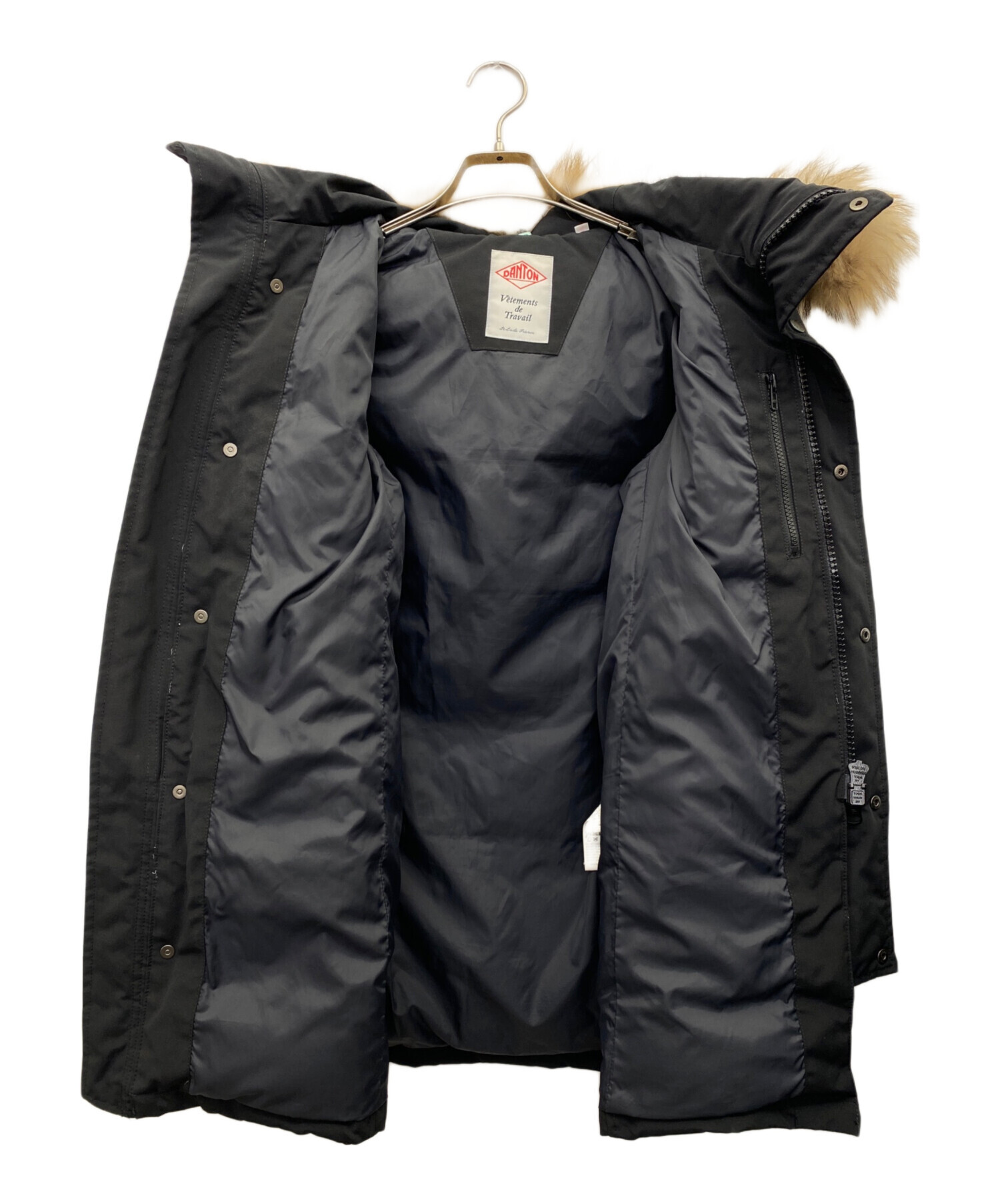 中古・古着通販】DANTON (ダントン) ダウンコート ブラック サイズ:34 