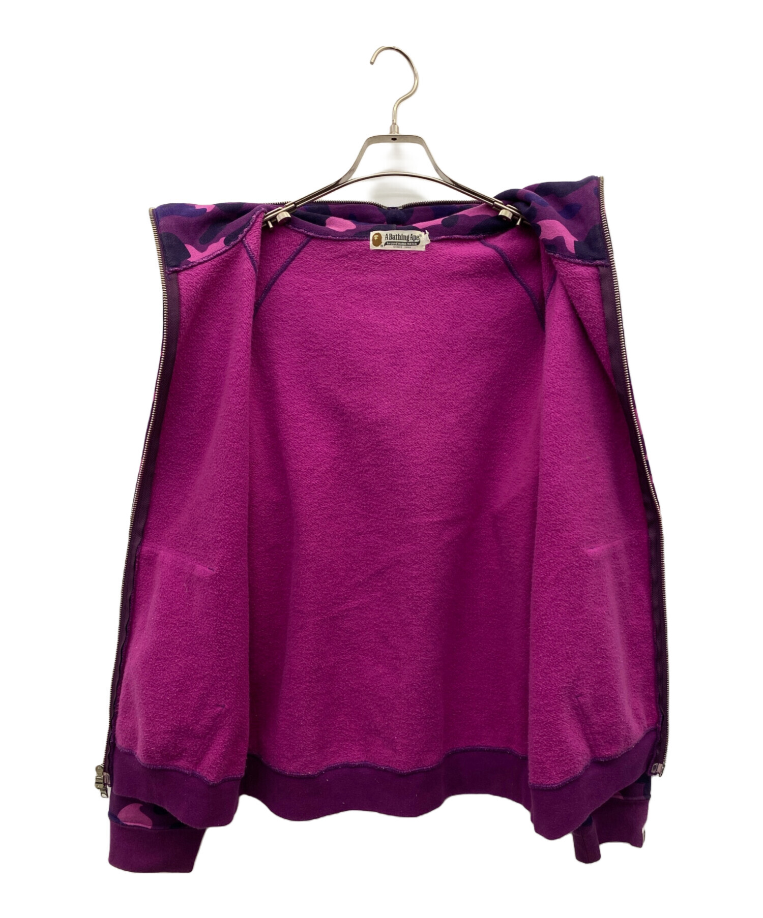 A BATHING APE エイプジップパーカーSサイズpurple確実正規品 中古・古着通販】A BATHING APE (ア ベイシング エイプ) ジップ