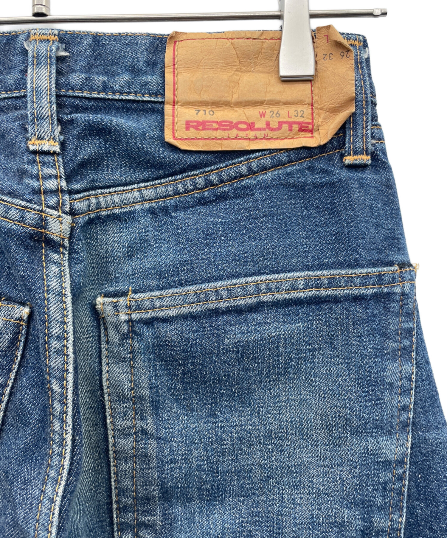 中古・古着通販】RESOLUTE (リゾルト) デニムパンツ ブルー サイズ:26