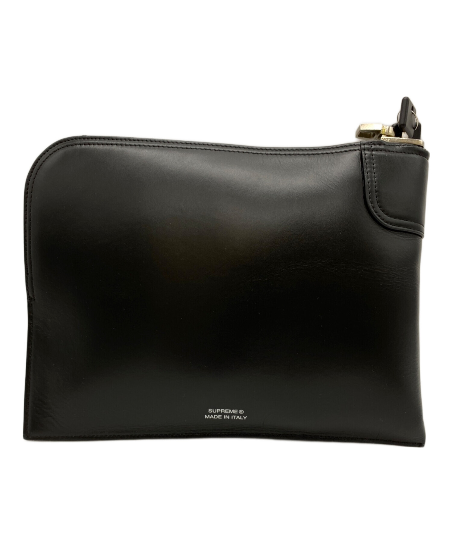 中古・古着通販】SUPREME (シュプリーム) クラッチバッグ ブラック