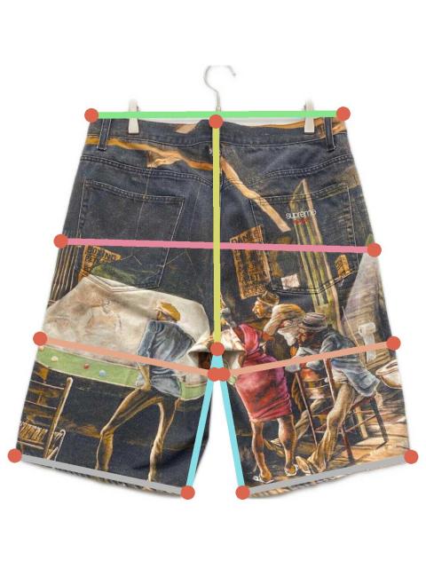パンツ Supreme x Ernie Barnes Baggy Denim Short Spring/Summer 2025 Preview – Supreme