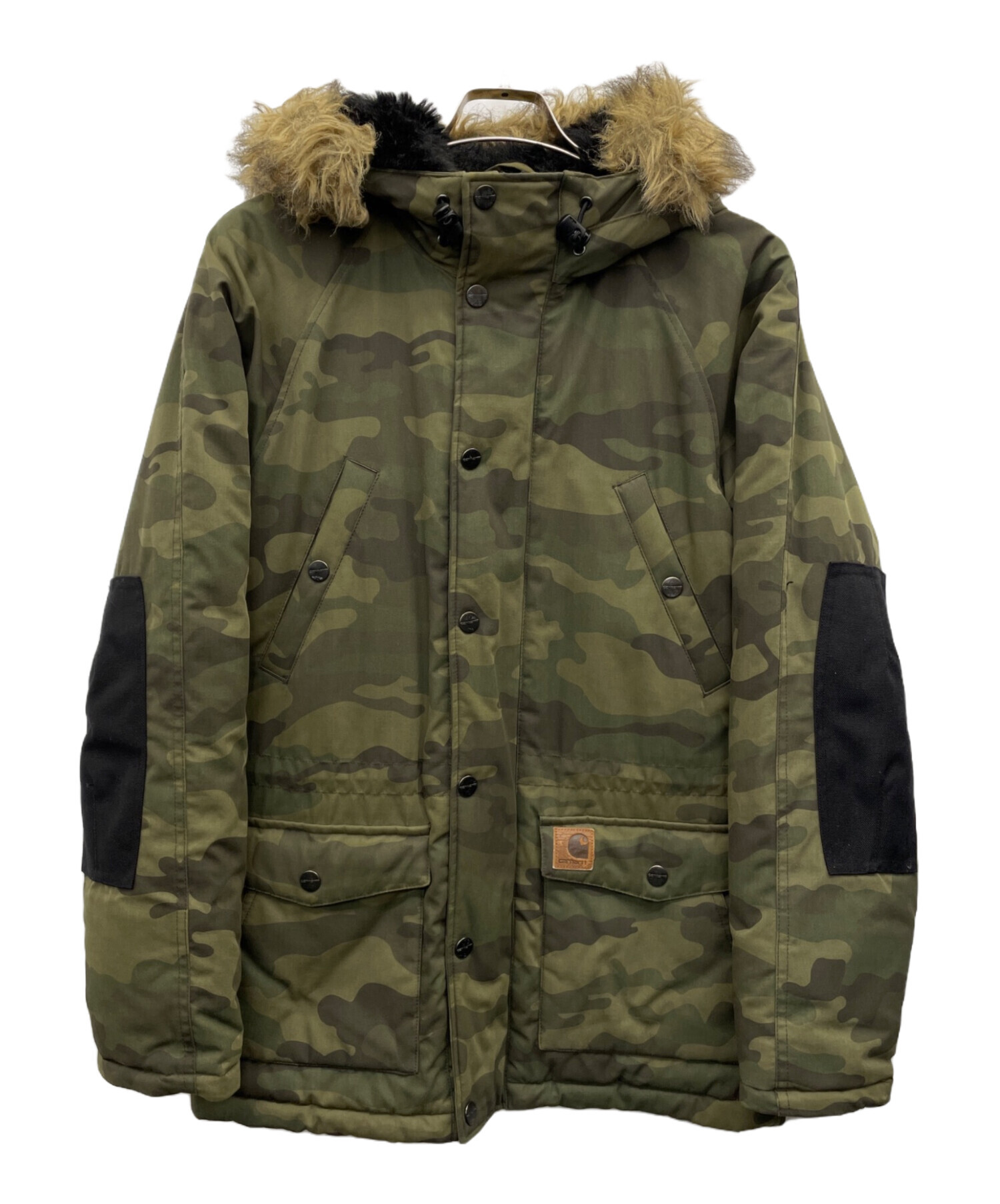 中古・古着通販】CarHartt (カーハート) 中綿モッズコート グリーン 