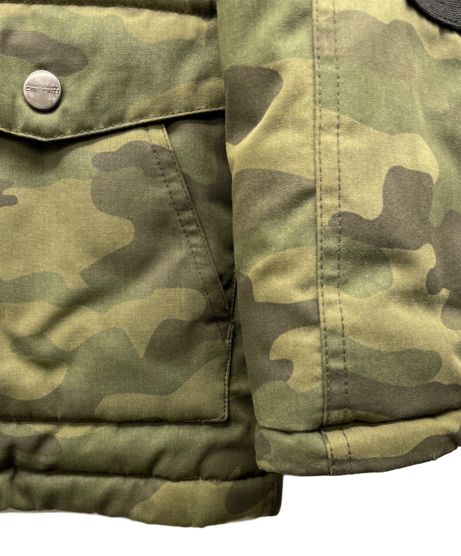 中古・古着通販】CarHartt (カーハート) 中綿モッズコート グリーン 