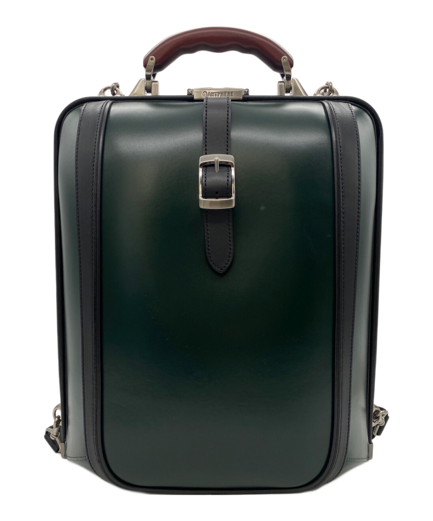 ARTPHERE アートフィアー　ダレスバッグ　グリーン 中古・古着通販】Artphere (アートフィアー) ニューダレスバッグ