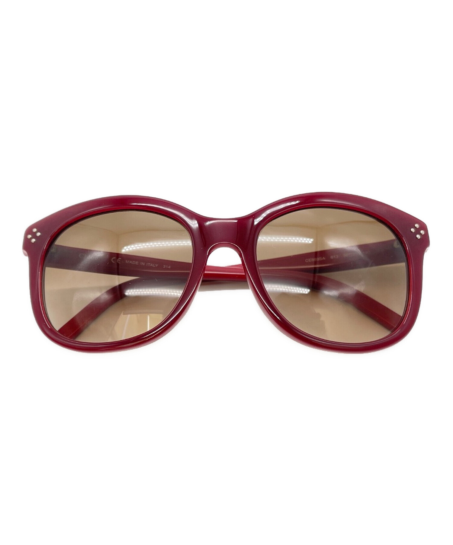 中古・古着通販】Chloe (クロエ) サングラス レッド サイズ:56□20 140