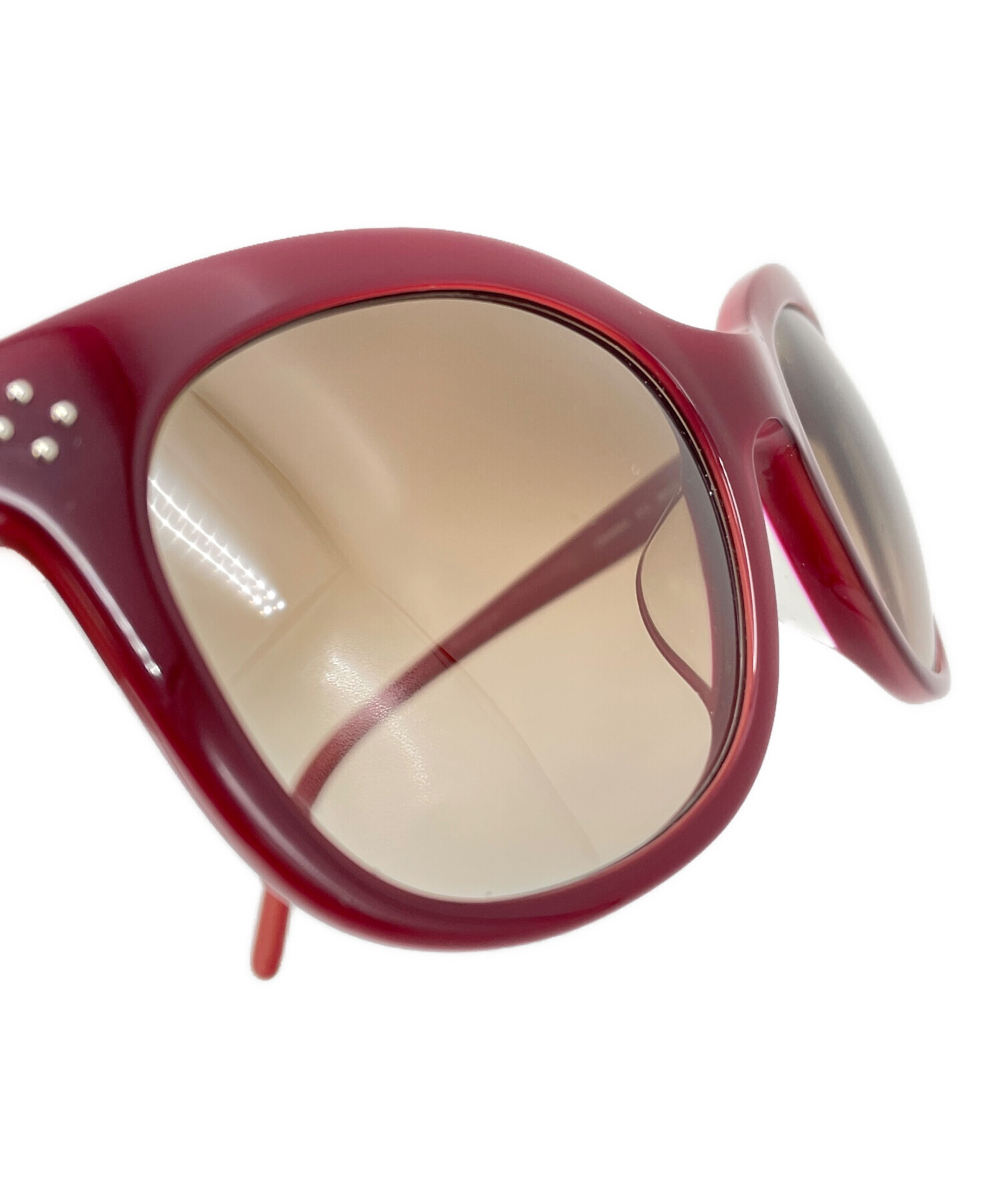 中古・古着通販】Chloe (クロエ) サングラス レッド サイズ:56□20 140