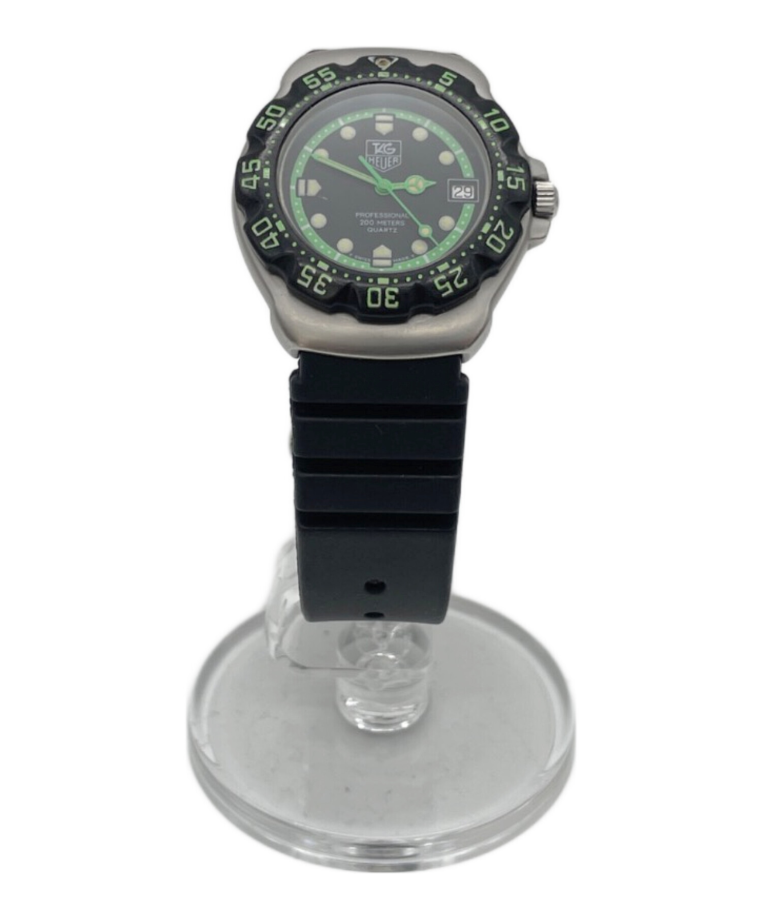 【ジャンク】TAG HEUERタグホイヤー　フォーミュラ1ブラック文字盤 中古・古着通販】TAG Heuer (タグホイヤー) フォーミュラ1 ブラック