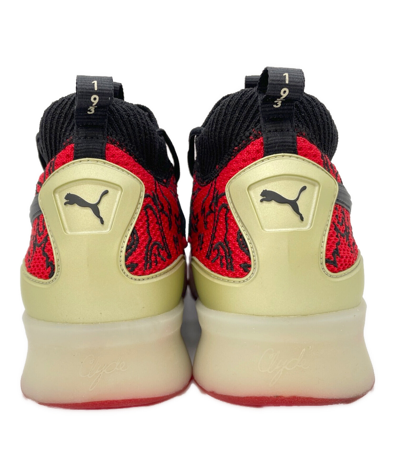 中古・古着通販】PUMA (プーマ) ローカットスニーカー レッド×ブラック 