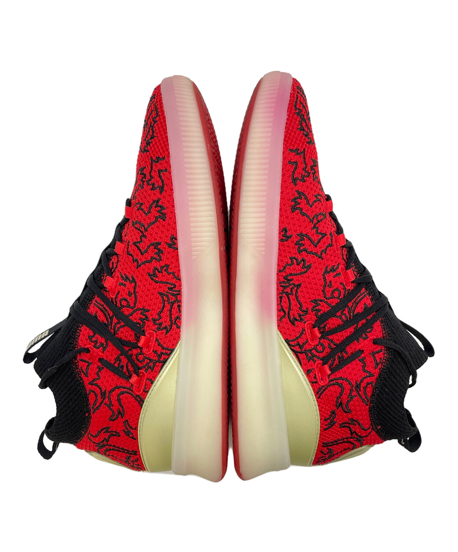 中古・古着通販】PUMA (プーマ) ローカットスニーカー レッド×ブラック