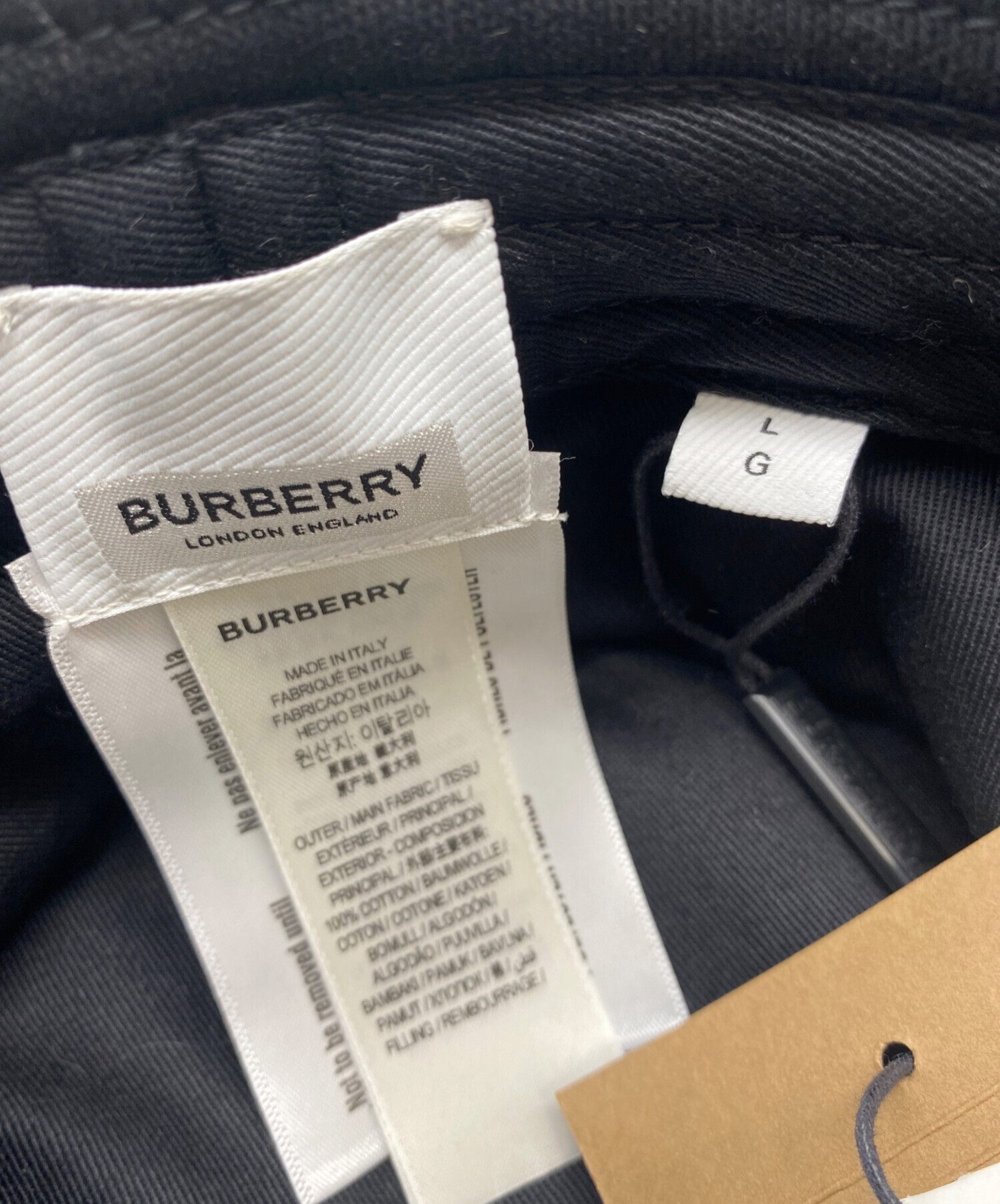 中古・古着通販】BURBERRY (バーバリー) ナイロンバケットハット