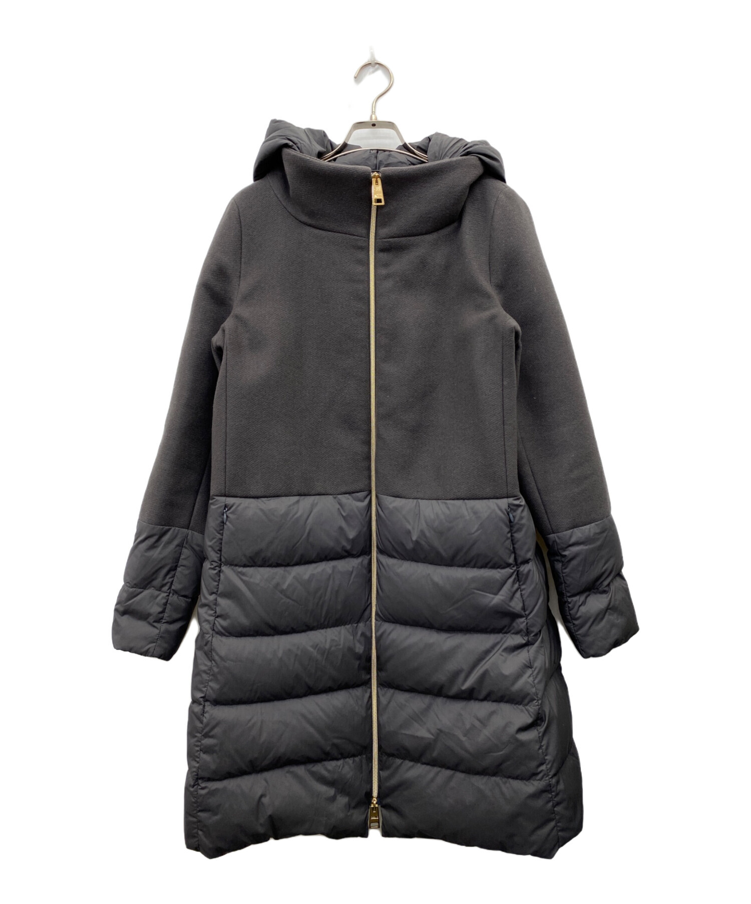 HERNO ダウンコート　ほぼ未使用　44サイズ 中古・古着通販】HERNO (ヘルノ) ダウンコート グレー サイズ:44