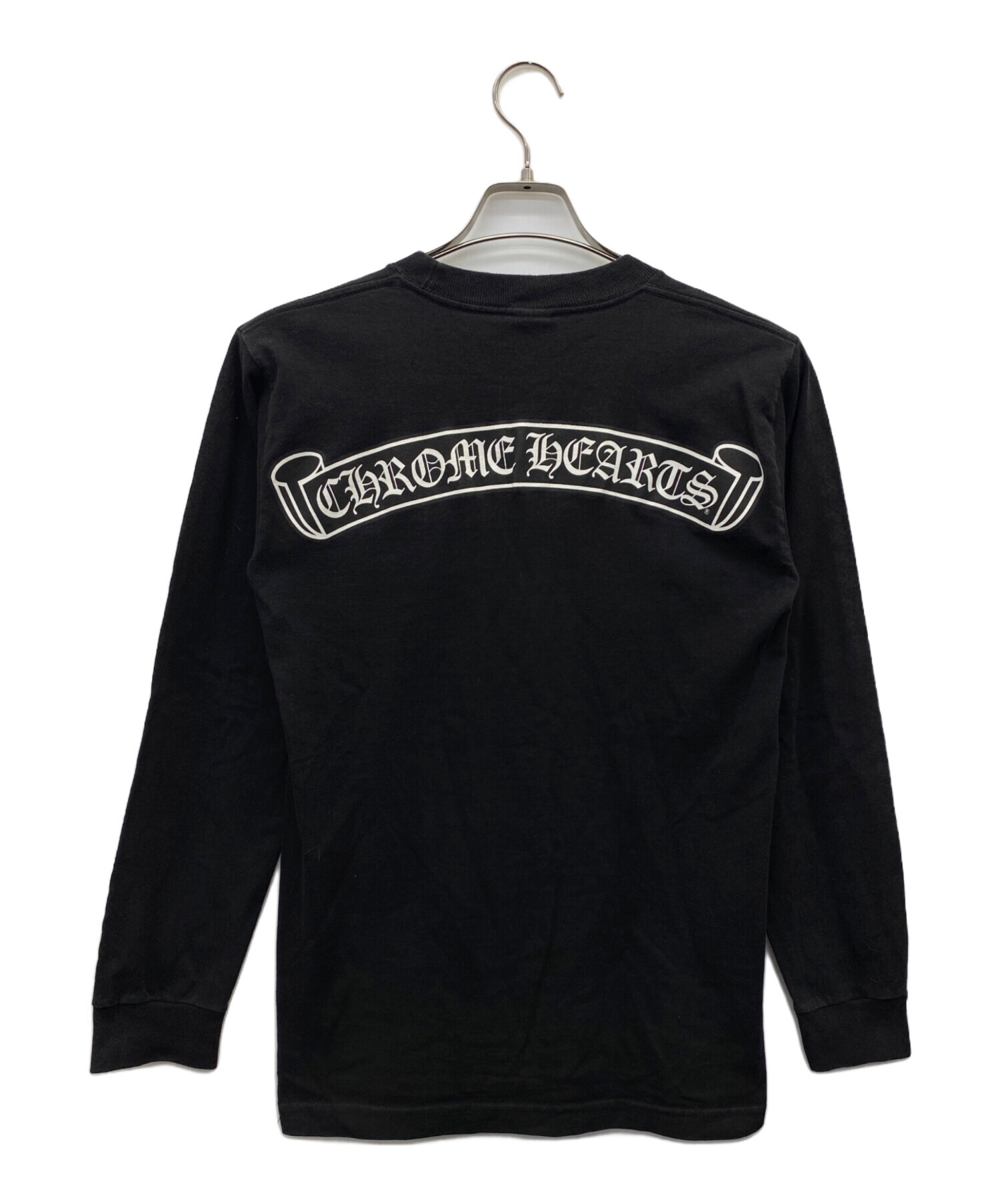中古・古着通販】CHROME HEARTS (クロムハーツ) 長袖Tシャツ ブラック