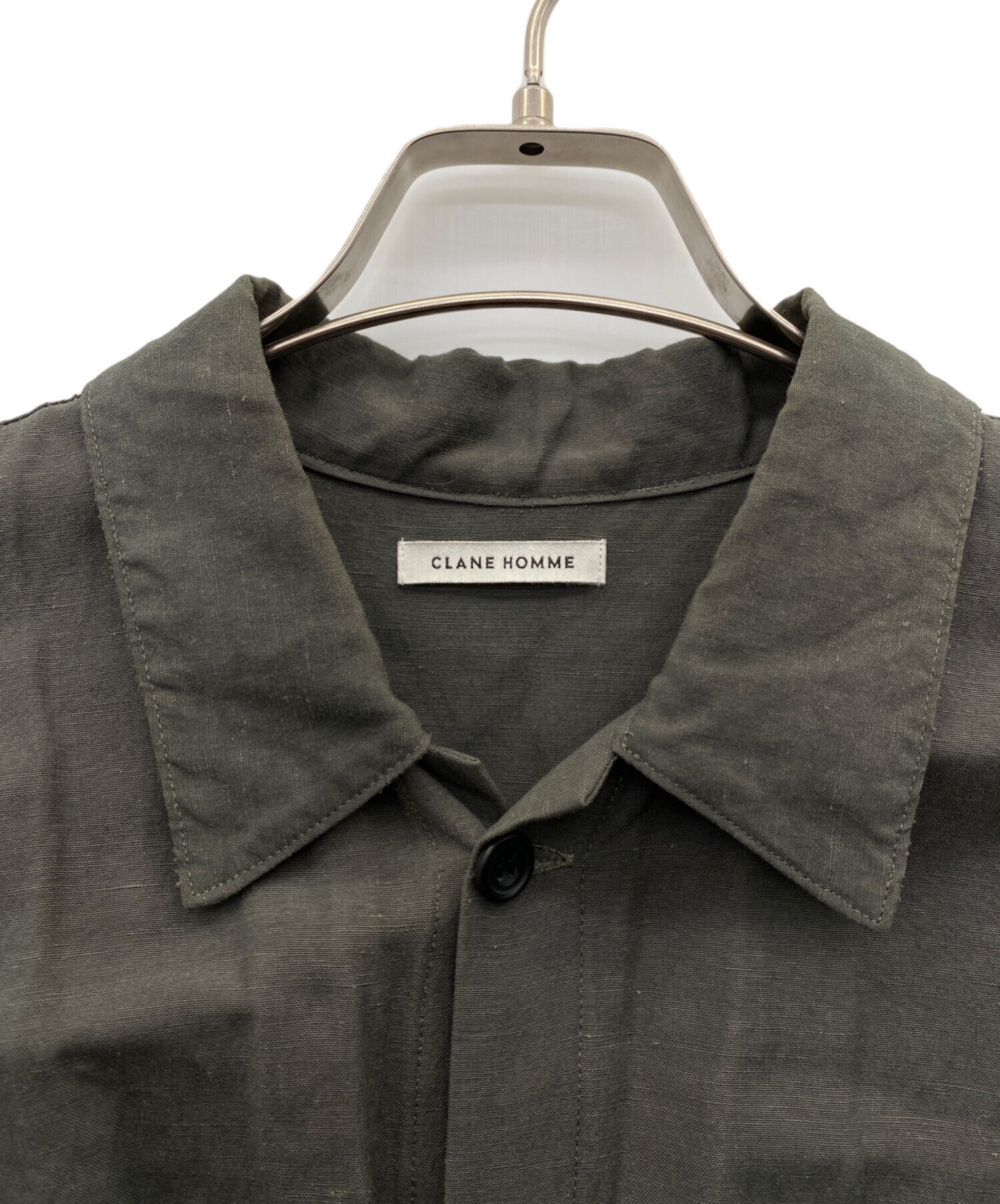 中古・古着通販】CLANE HOMME (クラネ オム) 長袖シャツ グリーン