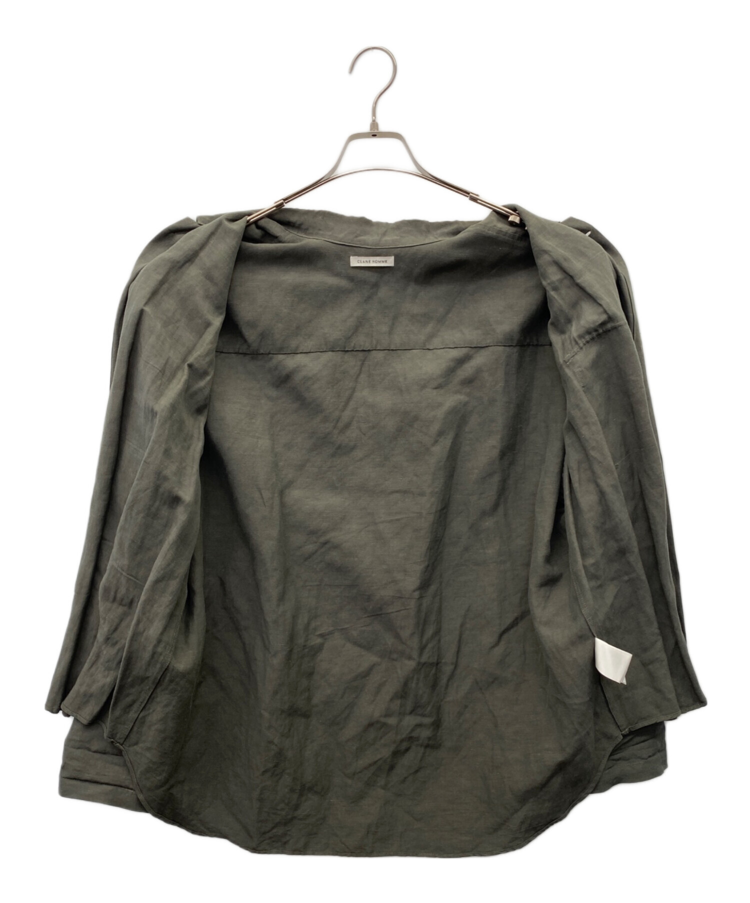 中古・古着通販】CLANE HOMME (クラネ オム) 長袖シャツ グリーン