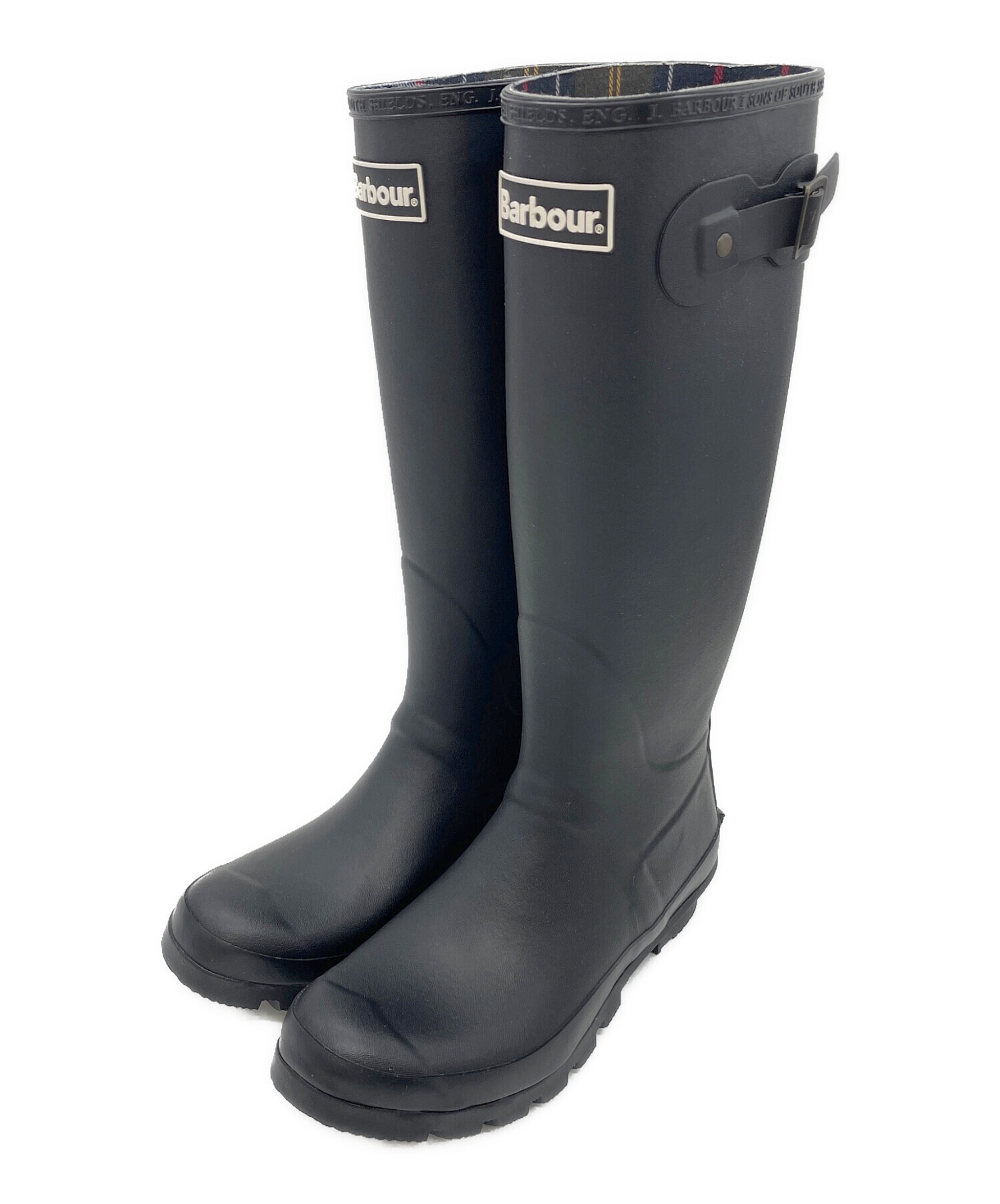 (取寄) バブアー メンズ メンズ ベーデ トール ウェリー - メンズ Barbour men Mens Bede Tall Welly - Men's Navy 中古・古着通販】Barbour (バブアー) BEDE TALL WELLY ブラック サイズ