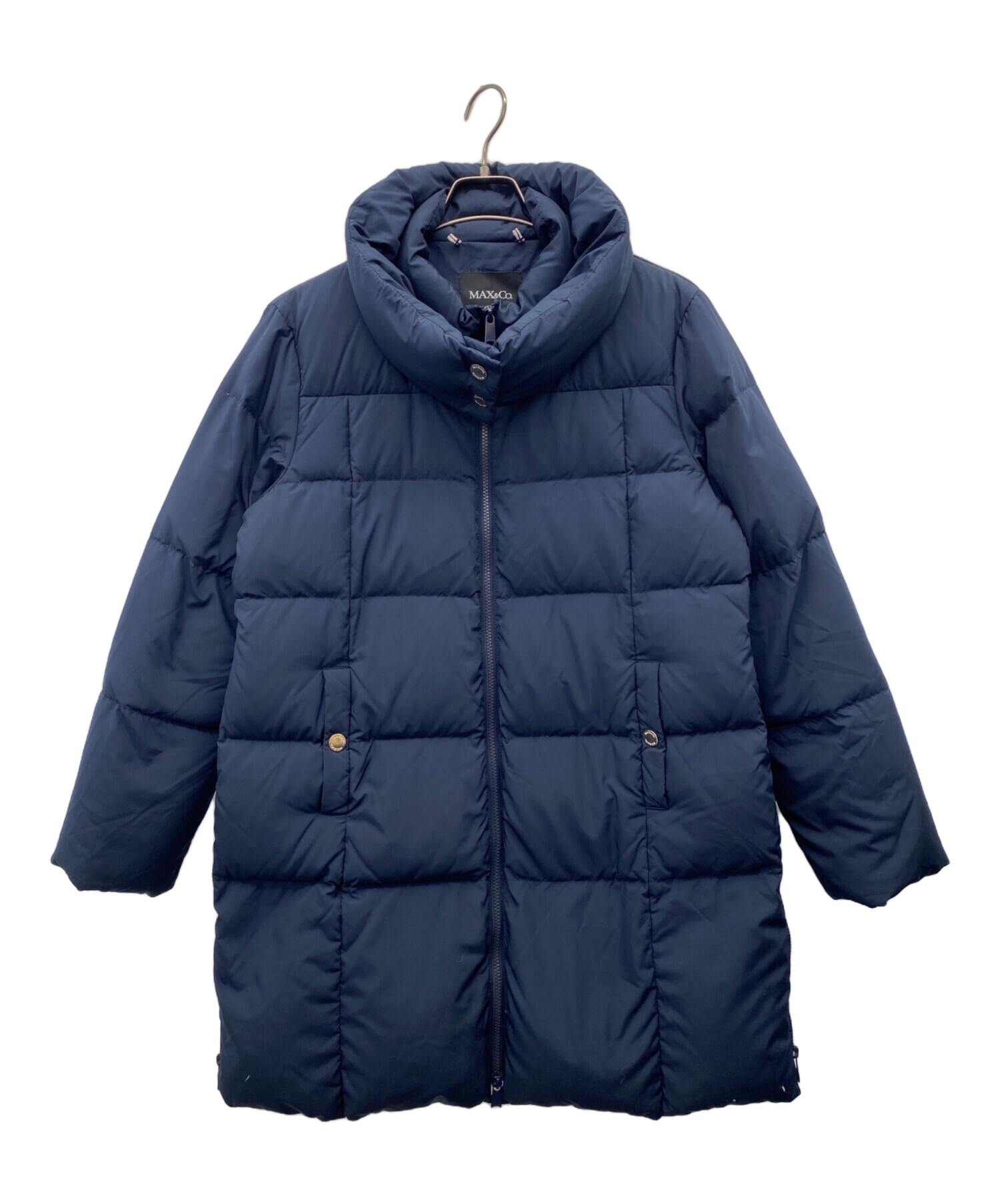 中古・古着通販】MAX&Co. (マックスアンドコー) ダウンコート ネイビー