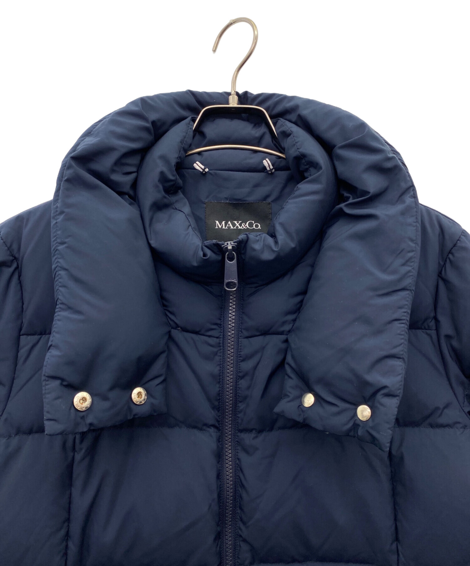 中古・古着通販】MAX&Co. (マックスアンドコー) ダウンコート ネイビー