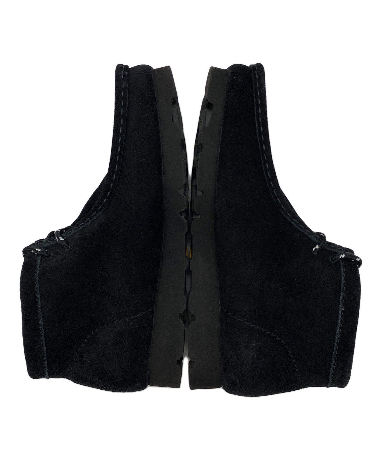 中古・古着通販】CLARKS (クラークス) ワラビーブーツ ブラック サイズ