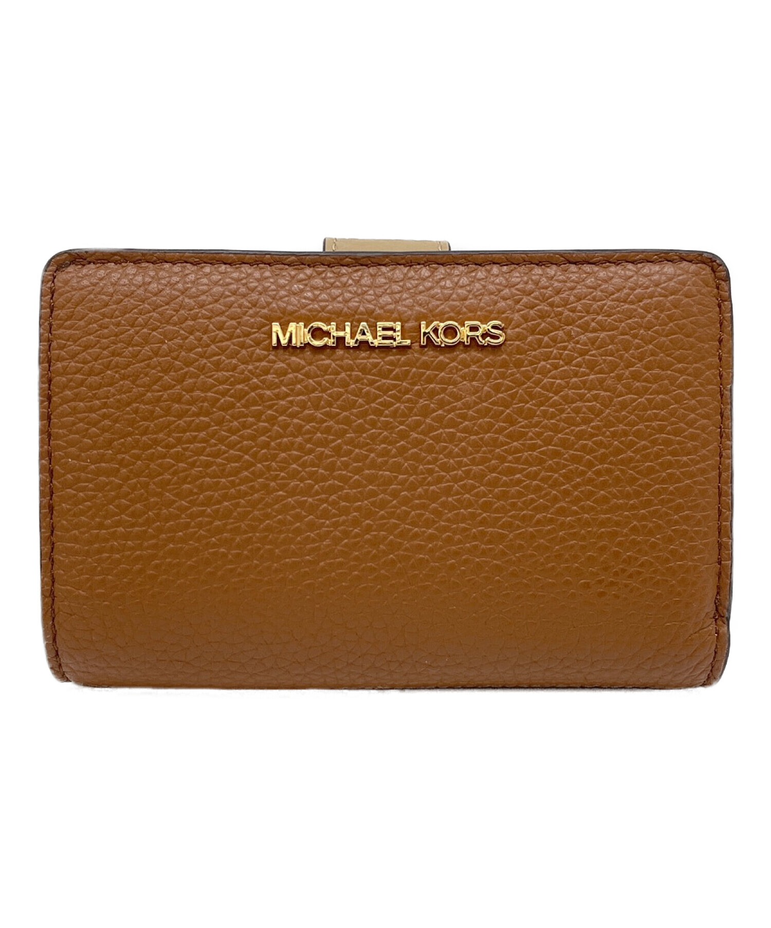 中古・古着通販】MICHAEL KORS (マイケルコース) 2つ折り財布 ブラウン 