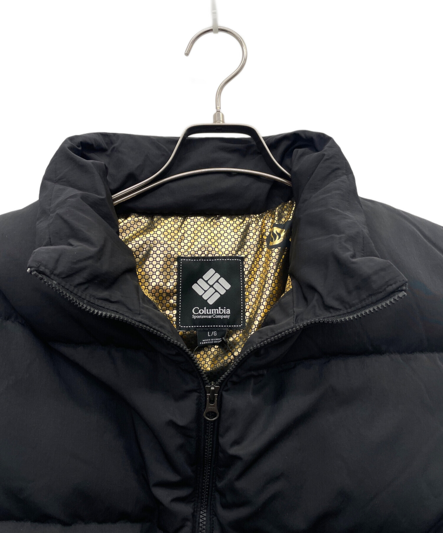 中古・古着通販】Columbia (コロンビア) ダウンベスト ブラック サイズ 