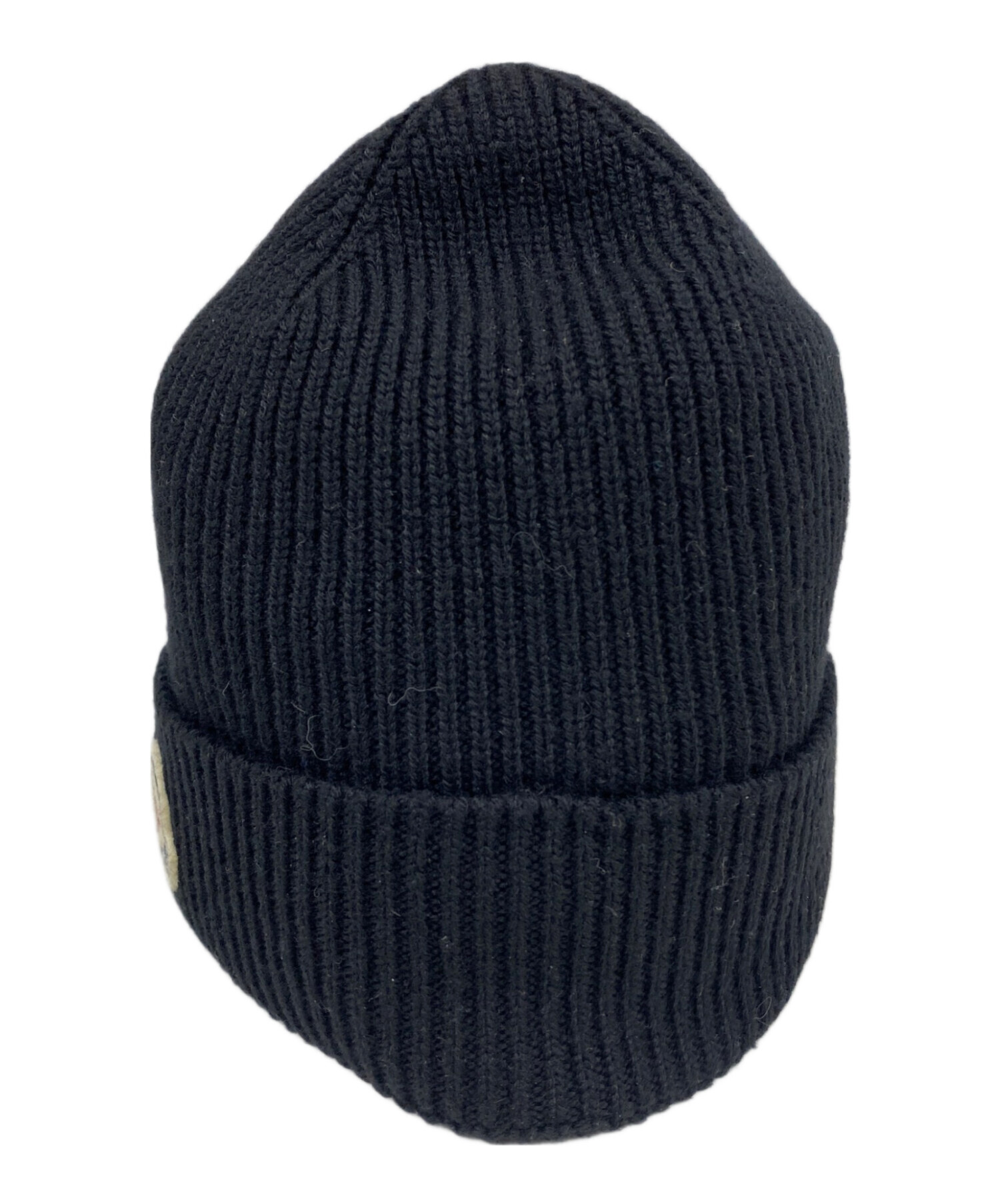 中古・古着通販】MONCLER (モンクレール) ニット帽 ブラック｜ブランド