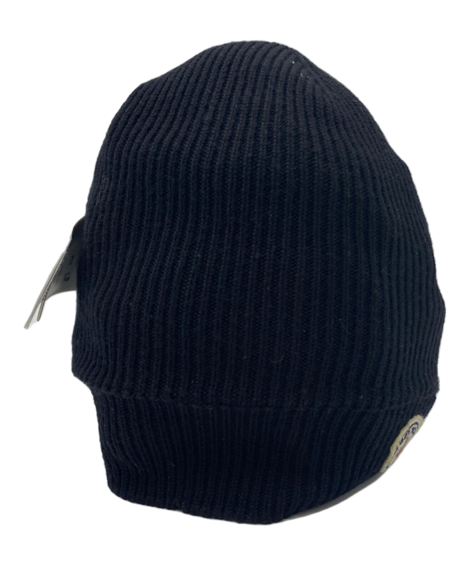 【ヤエリ】Moncler ニット帽 新品未使用 タグ付 ダークブルー 中古・古着通販】MONCLER (モンクレール) ニット帽 ブラック｜ブランド
