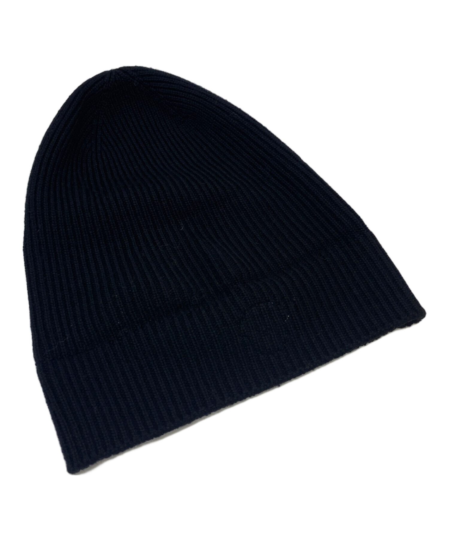 W362 MONCLER ニット帽 ポンポン付 ブラック 古着 MONCLER（モンクレール） ニット帽 3B00064 M1131 レディース アイコン