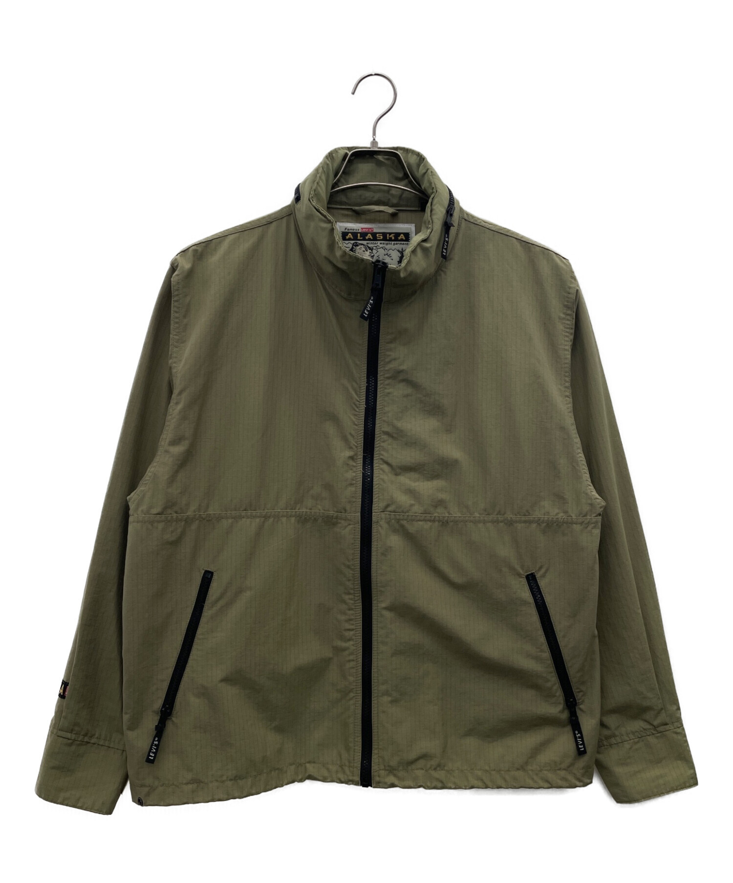 中古・古着通販】LEVI'S (リーバイス) ナイロン混ジャケット カーキ