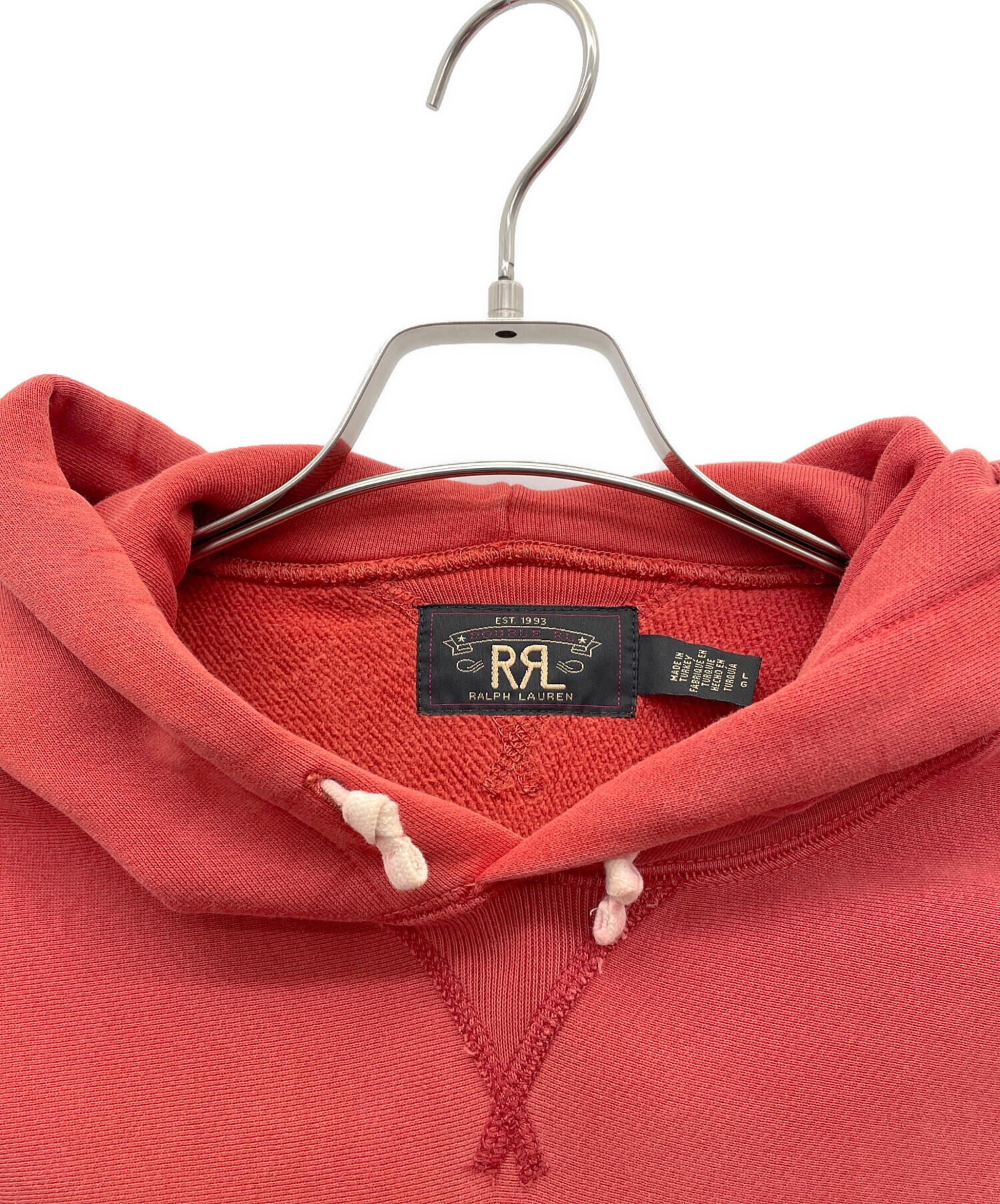 中古・古着通販】RRL (ダブルアールエル) プルオーバーパーカー レッド 