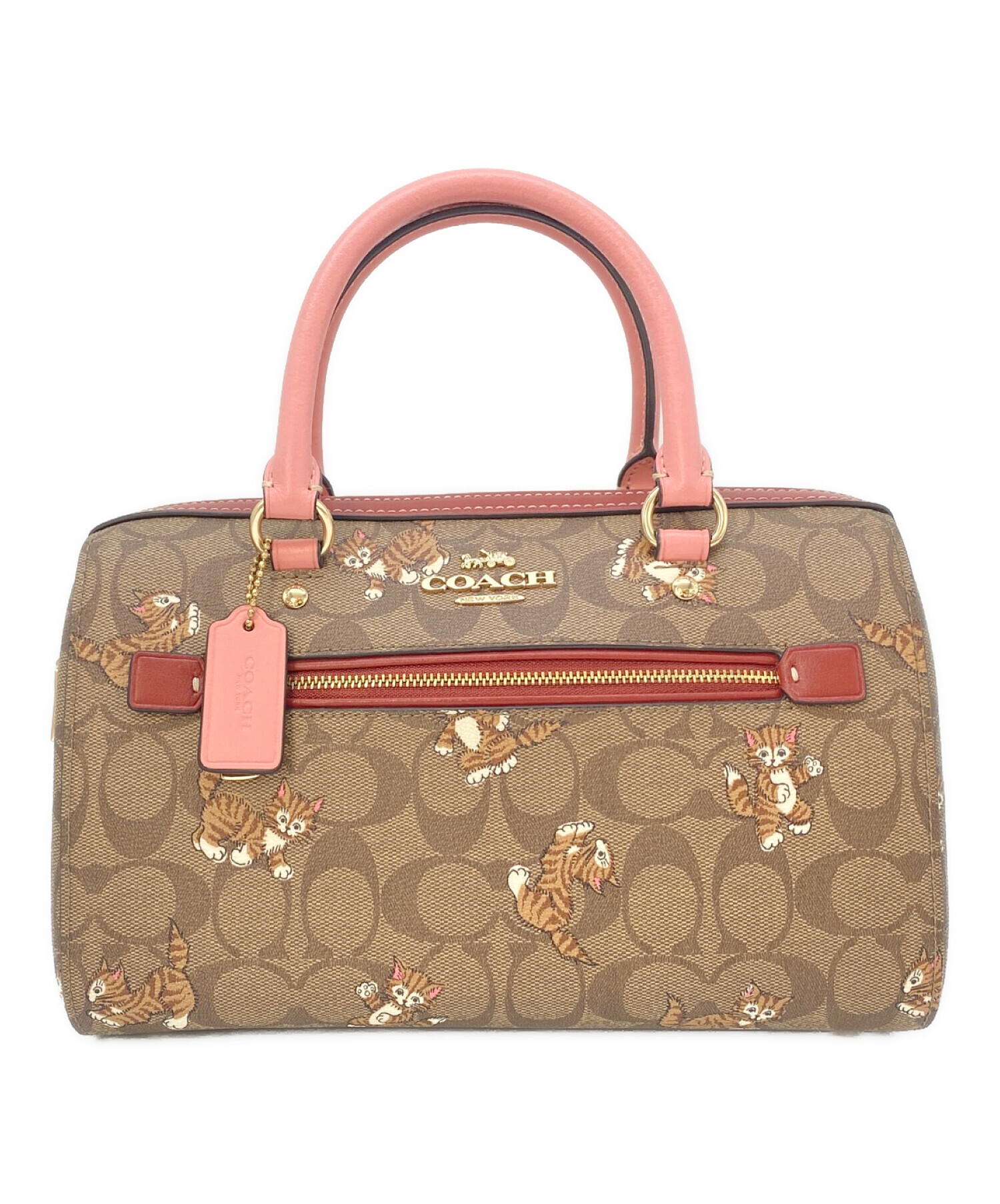 中古・古着通販】COACH (コーチ) 2WAYバッグ ベージュ｜ブランド・古着 