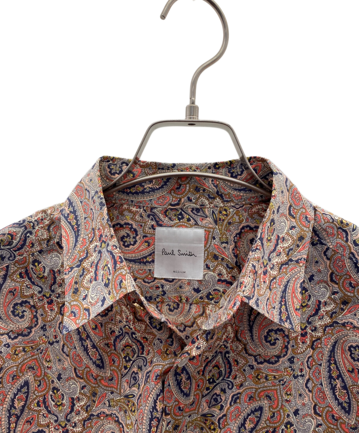 中古・古着通販】PAUL SMITH (ポールスミス) 長袖シャツ オレンジ 中古・古着通販】PAUL SMITH (ポールスミス) 長袖シャツ オレンジ