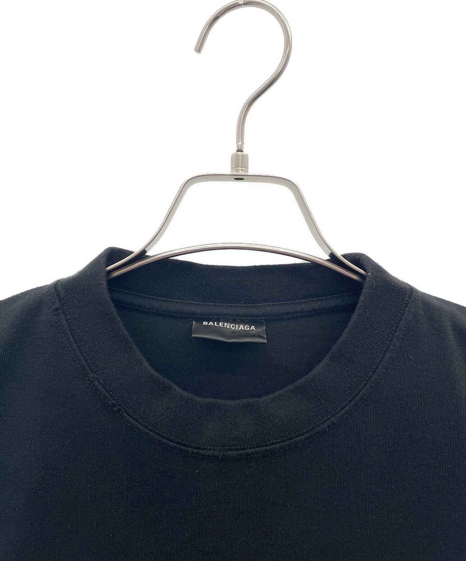 中古・古着通販】BALENCIAGA (バレンシアガ) 半袖カットソー ブラック 
