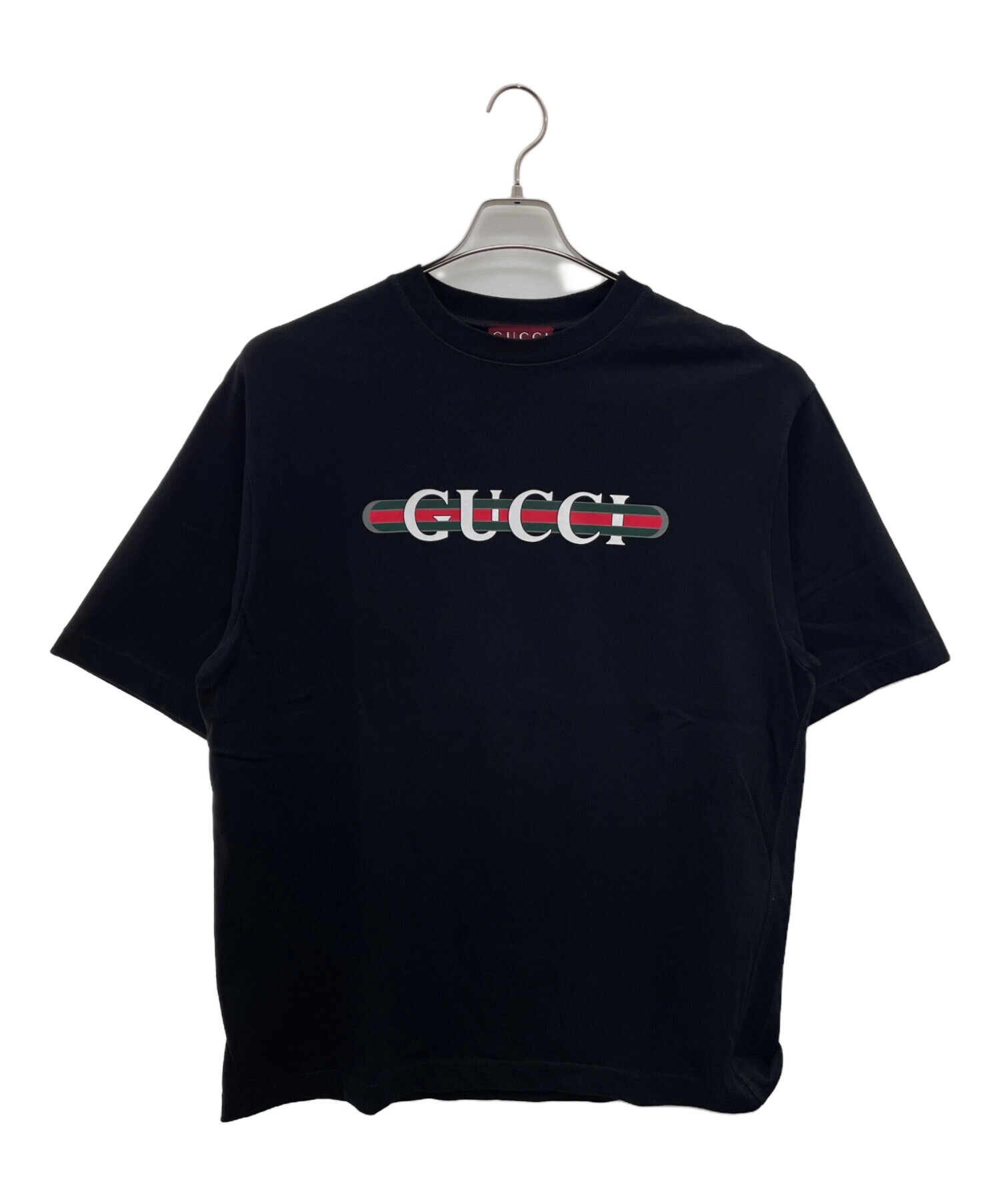 中古・古着通販】GUCCI (グッチ) プリント コットンジャージー Tシャツ 