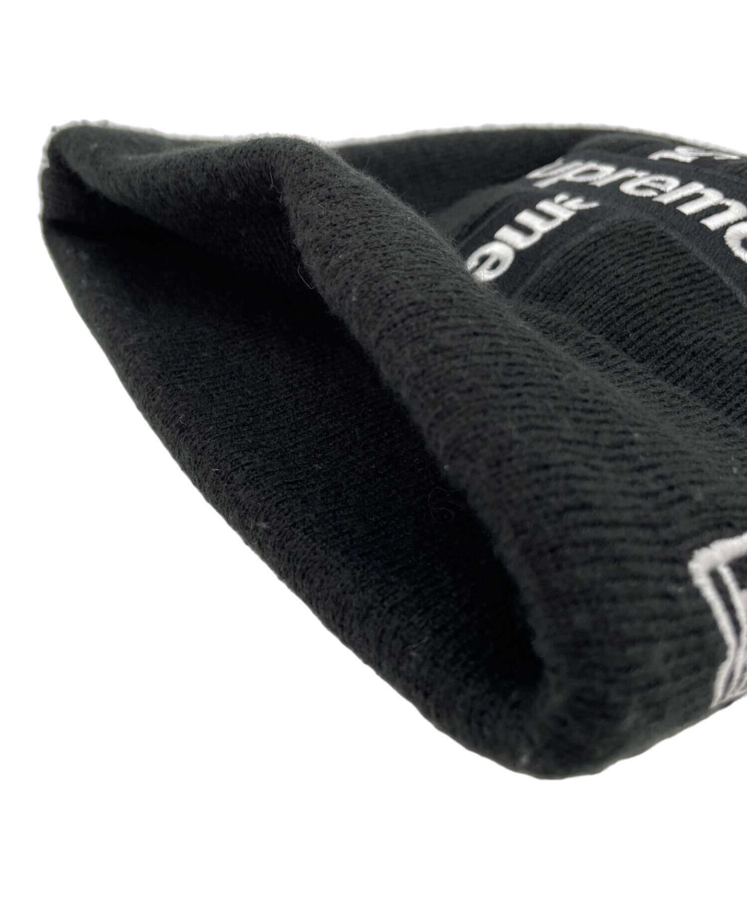 w*n様 New Era Supreme ニット帽 ブラック 中古・古着通販】SUPREME (シュプリーム) New Era (ニューエラ) ニット