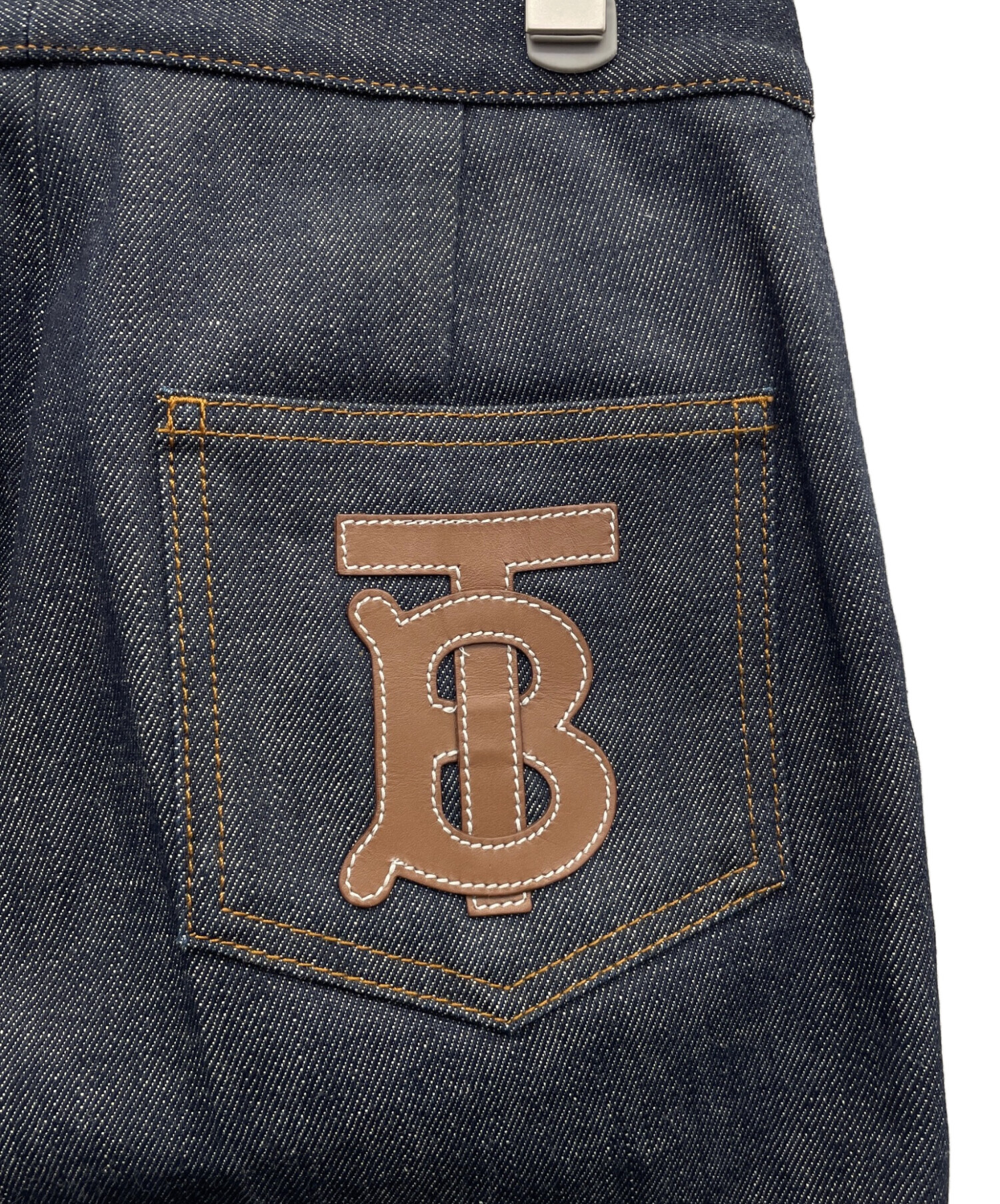 中古・古着通販】BURBERRY (バーバリー) TBロゴパッチデニムパンツ