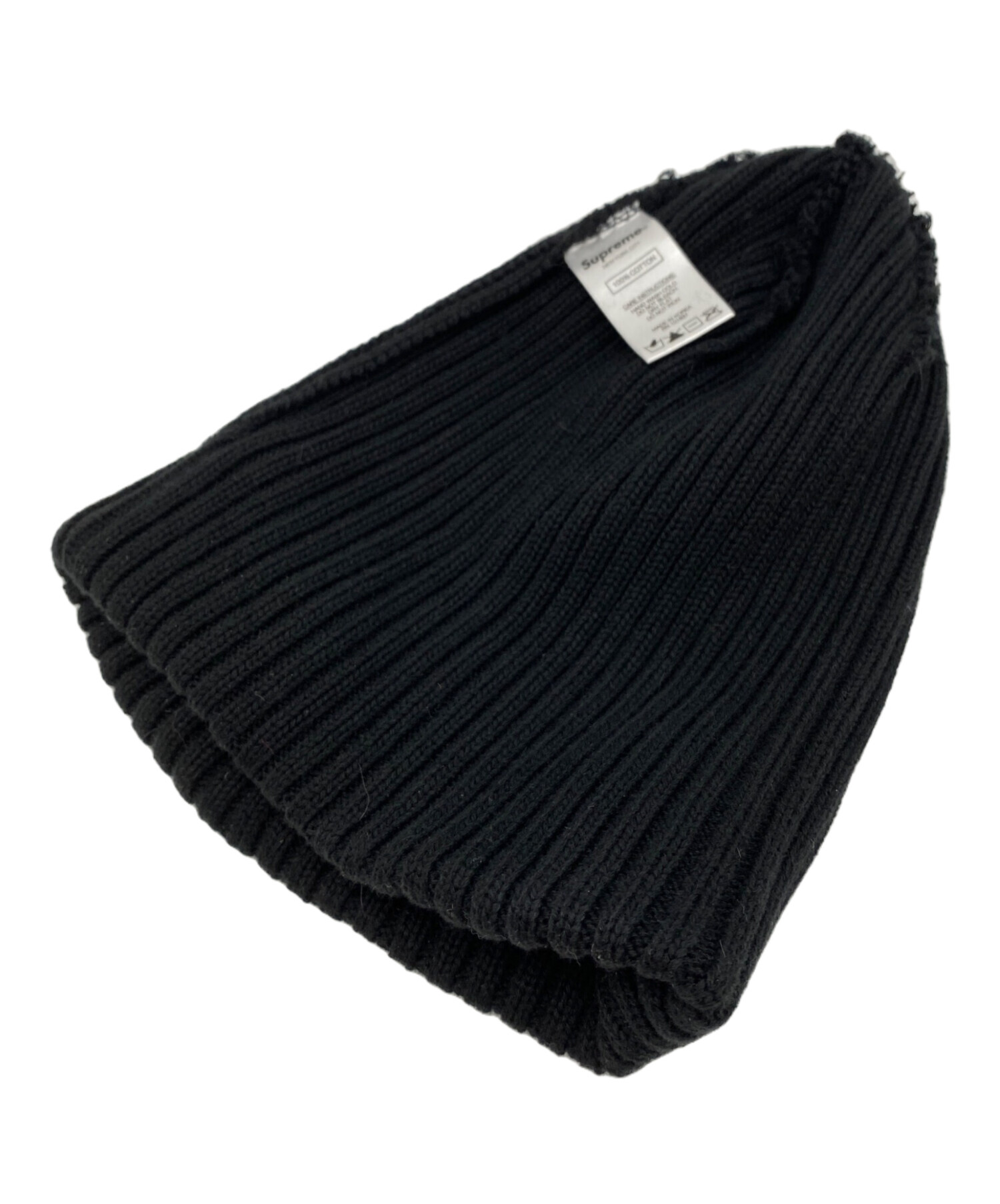 中古・古着通販】SUPREME (シュプリーム) ニット帽 ブラック｜ブランド