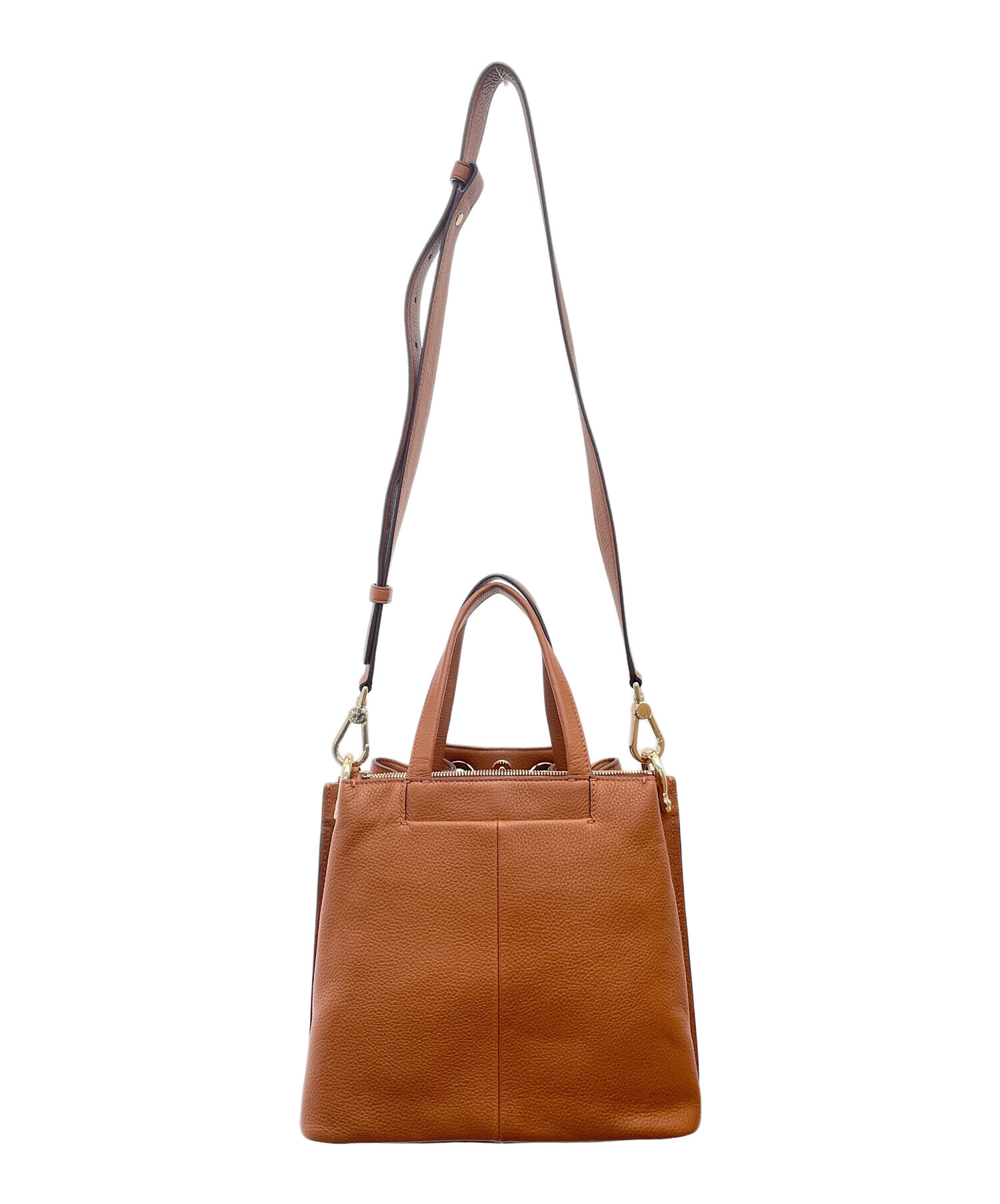 chiarin　コールハーン　ショルダー&トート2wayレザーバッグ 中古・古着通販】COLE HAAN (コールハーン) 2WAYバッグ ブラウン
