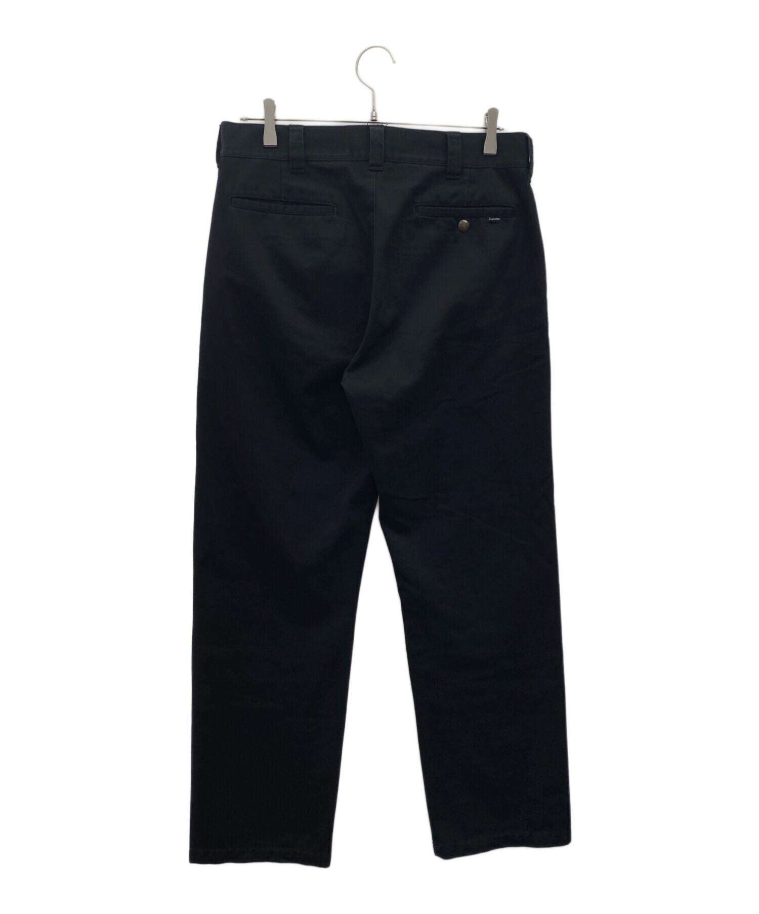中古・古着通販】SUPREME (シュプリーム) ワークパンツ ブラック 