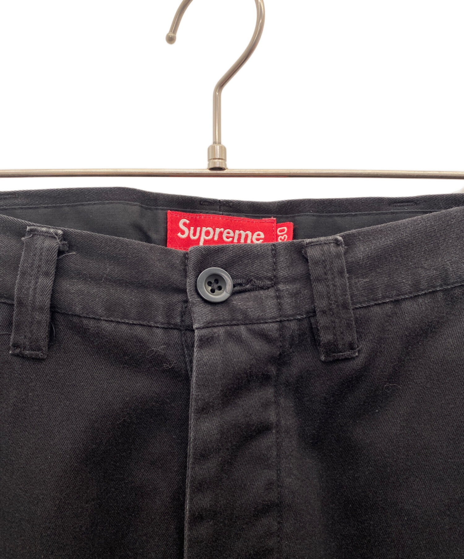 中古・古着通販】SUPREME (シュプリーム) PIN UP CHINO PANT ブラック