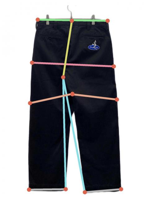 中古・古着通販】SUPREME (シュプリーム) PIN UP CHINO PANT ブラック