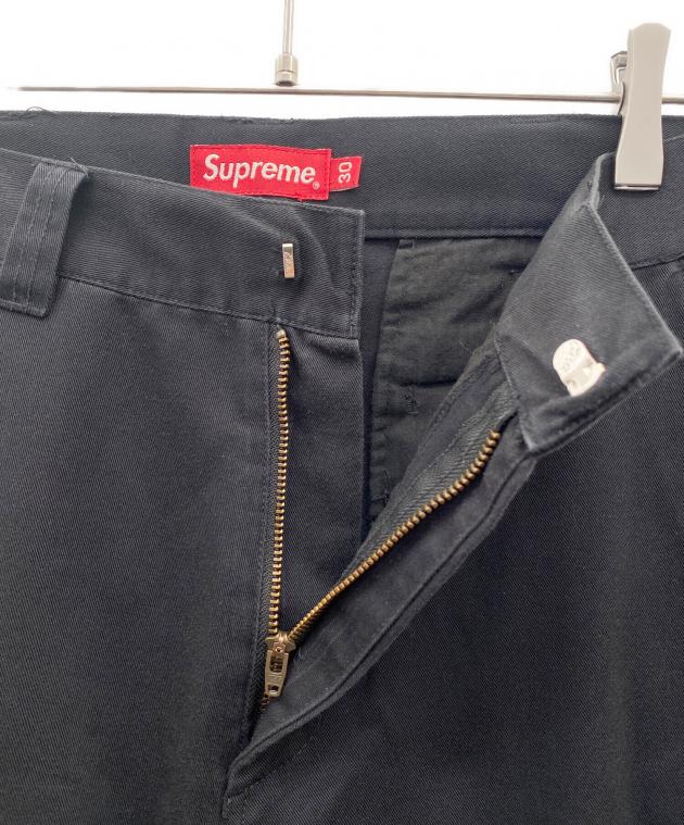 中古・古着通販】SUPREME (シュプリーム) ワークパンツ ブラック
