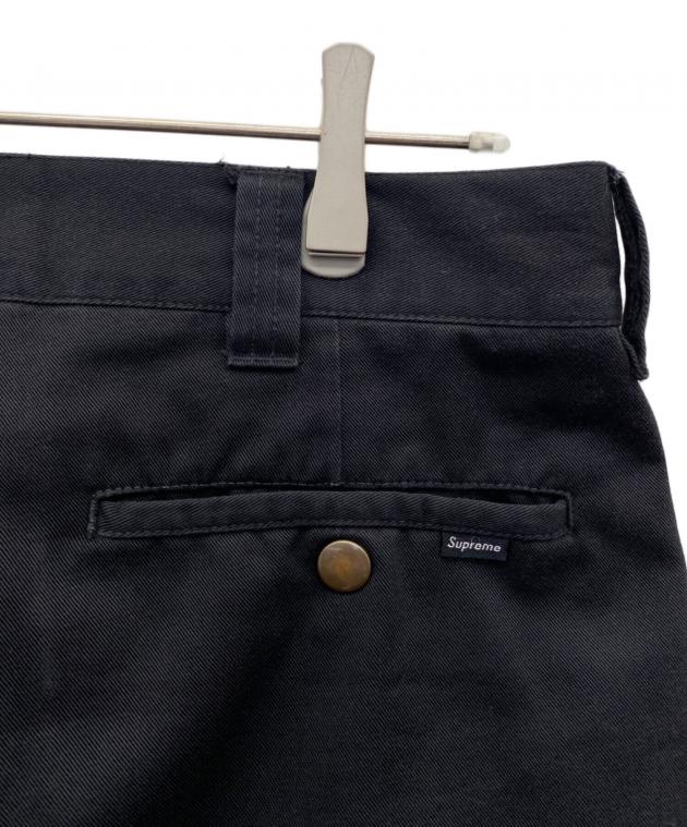 中古・古着通販】SUPREME (シュプリーム) ワークパンツ ブラック